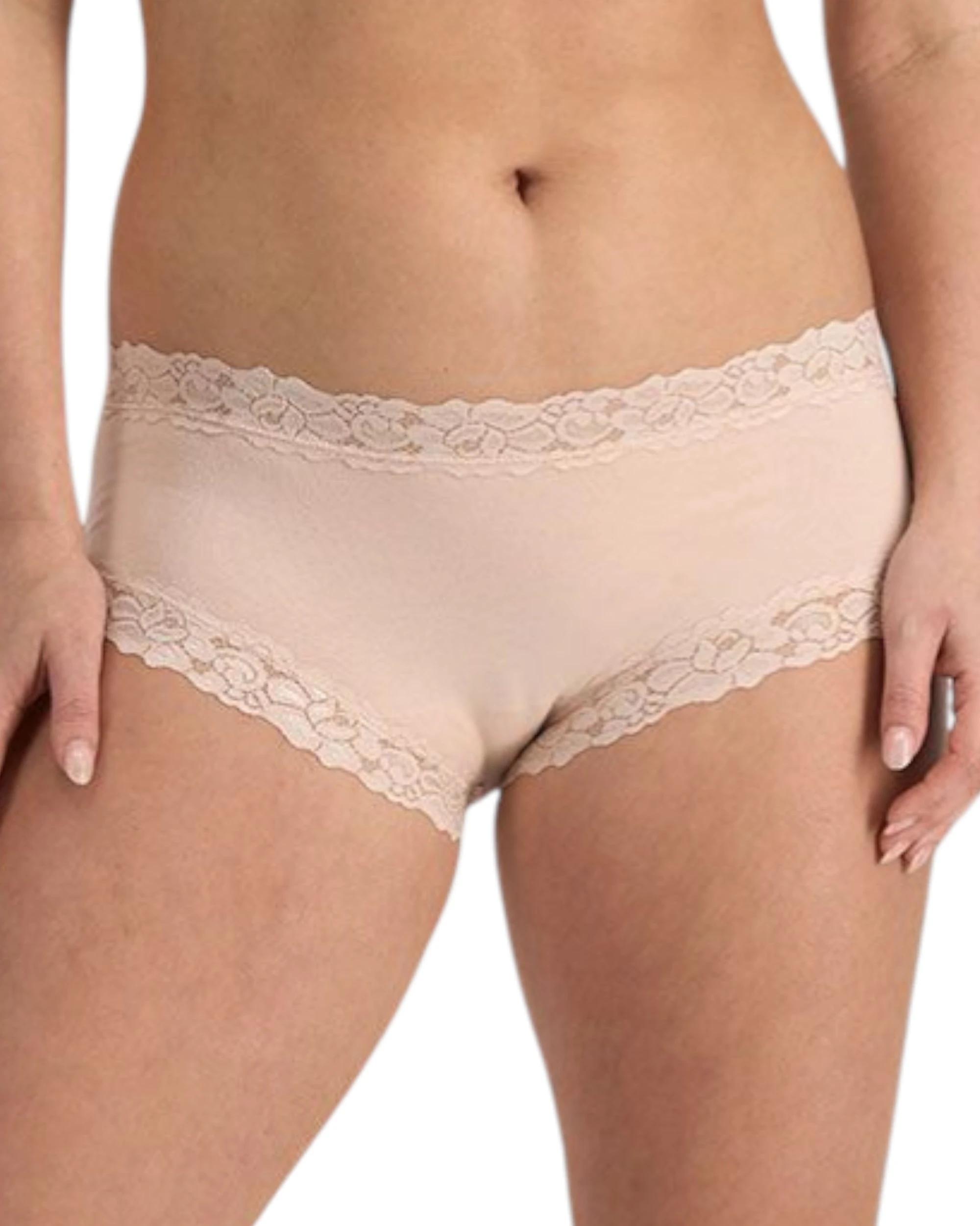1 Jockey 4 Pack Womens Parisienne Cotton Boyleg Underwear Undies Briefs Dusk DUSK, 1 of 4