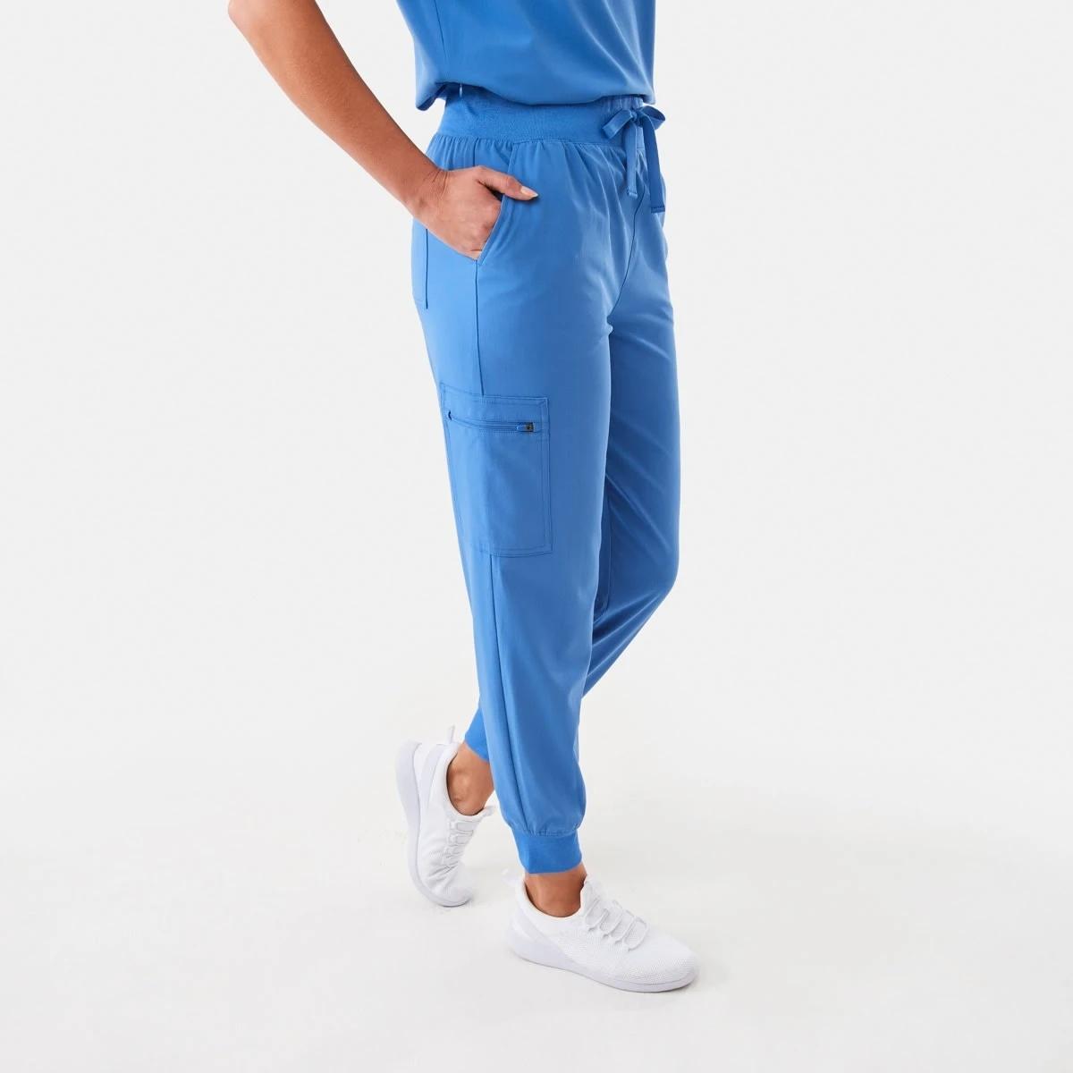 2 Work Jogger Scrub Pants Blu Palace, 2 of 8