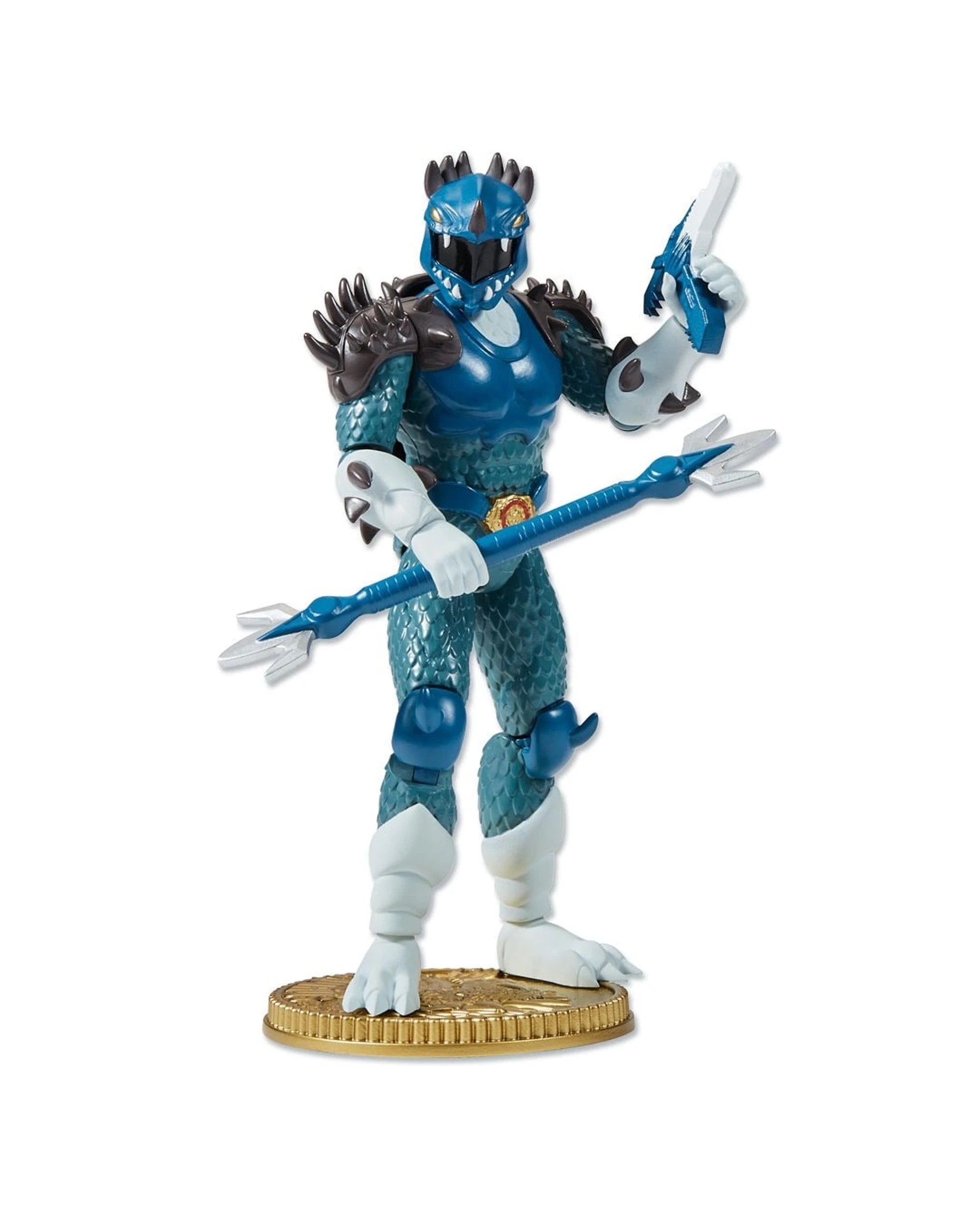 3 Godzilla vs Mighty Morphin Power Rangers II Blue Anguirus Kaiju Ranger Action Figure, 3 of 4