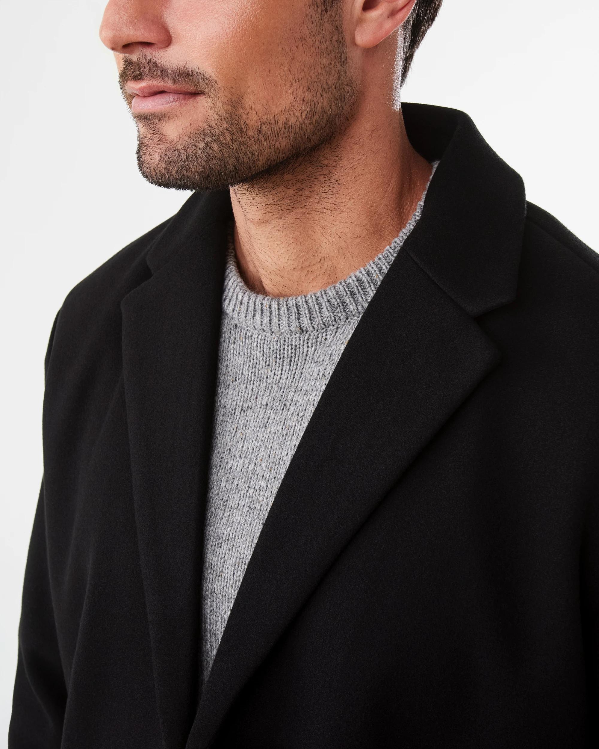 6 Smart Casual Coat Black, 6 of 7