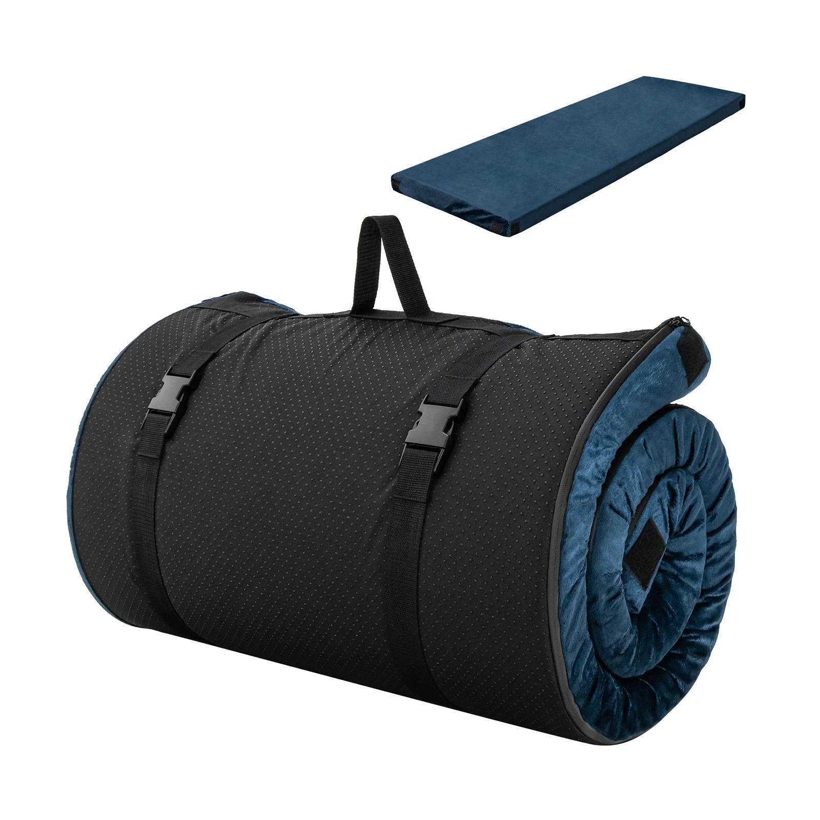 1 Costway 1.8m Memory Foam Camping Mattress Portable Roll Up Sleeping Pad Sleeping Mat, 1 of 1