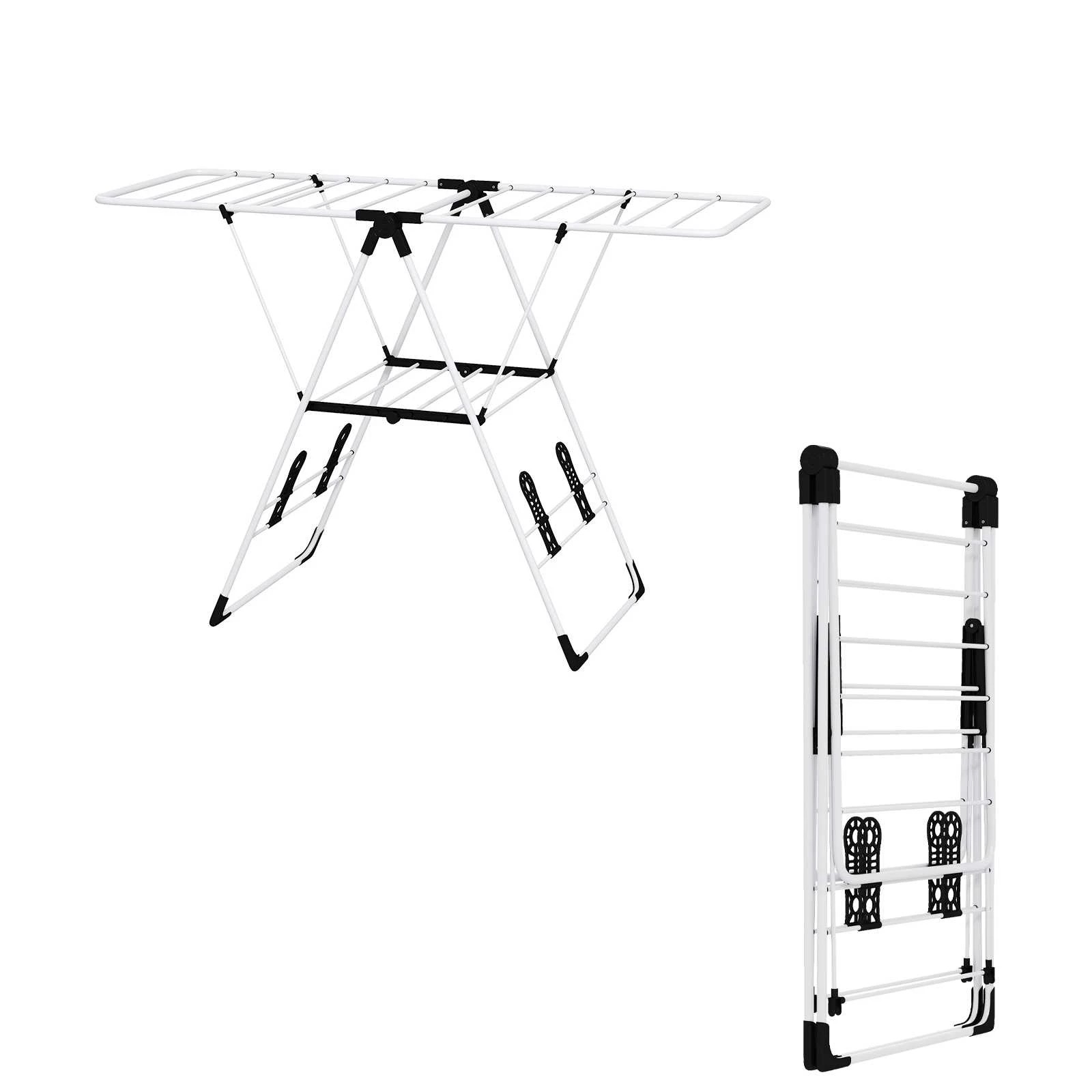 1 Costway Foldable Clothes Drying Rack Heavy Duty Clothes Hanger Laundry Airer Clothes Storage, 1 of 1