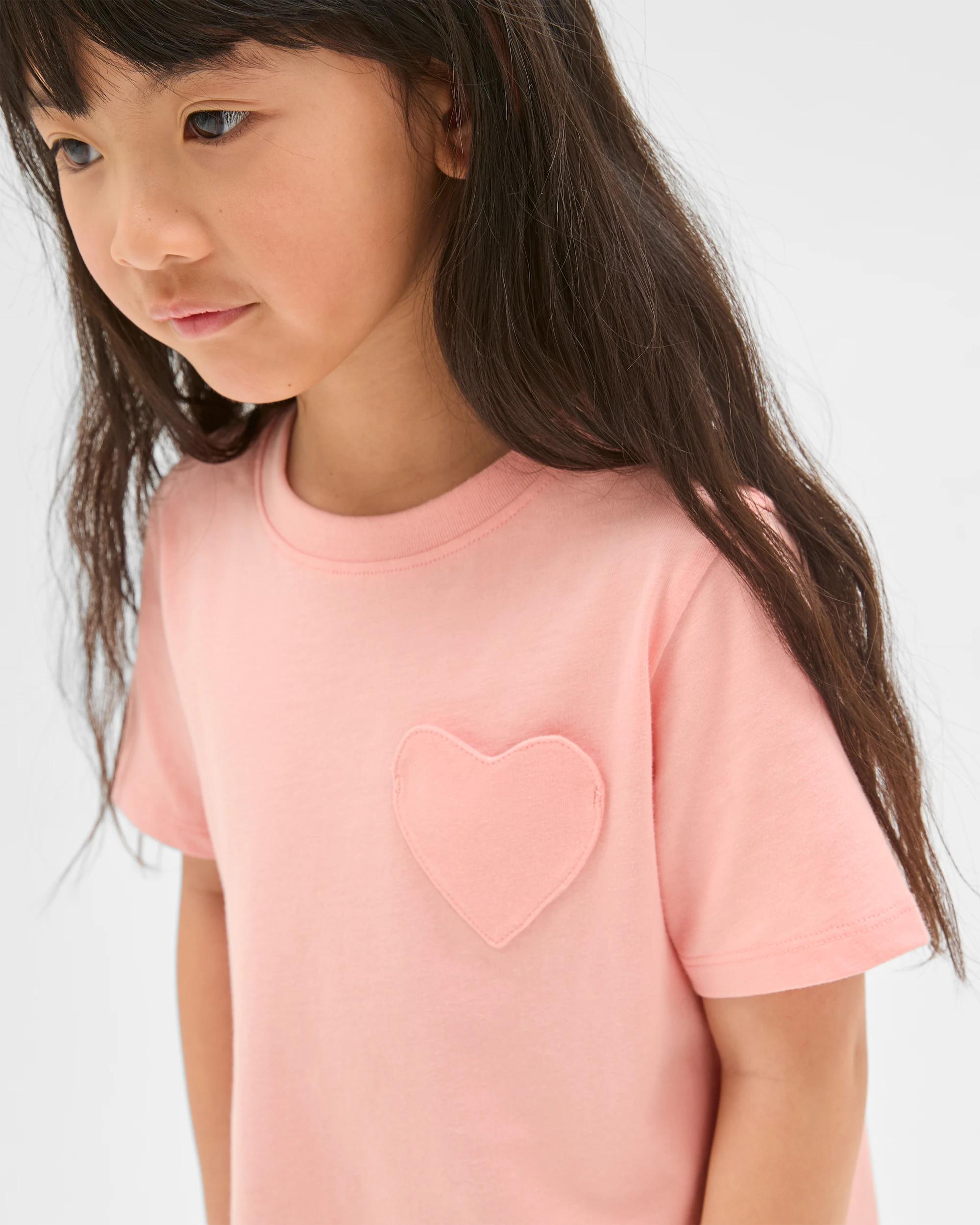 3 Target Kids Australian Cotton 3 Pack T-Shirts CORAL STRIPE, 3 of 9