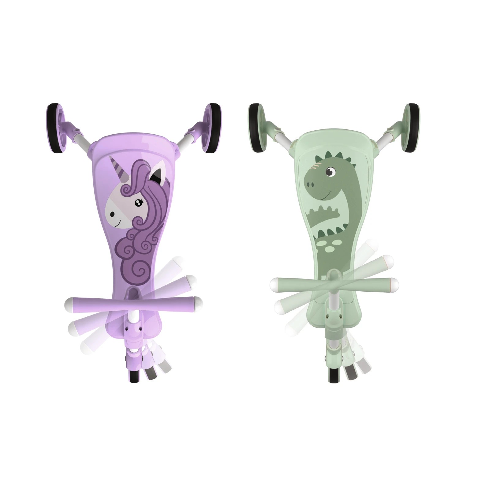 3 Foldee Foot to Floor Ride On - Assorted, 3 of 10