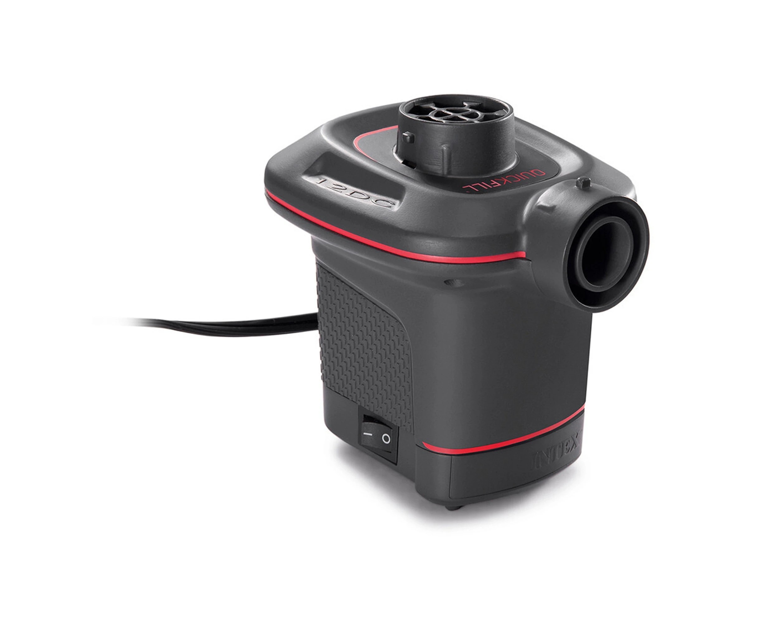 2 Intex 12 Volt Quickfill Dc Electric Air Inflating Pump Portable Air Pump, 2 of 6