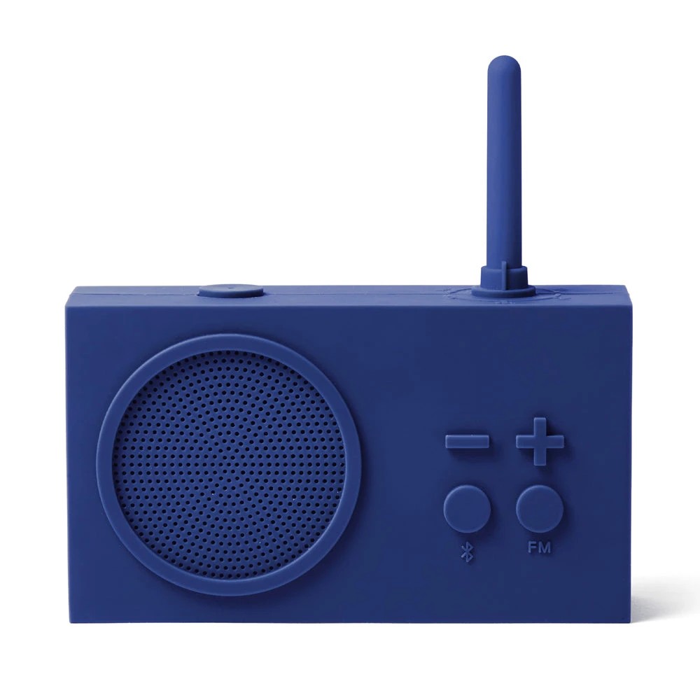 1 Lexon Thykho 3 Fm Radio & Bluetooth Speaker - Blue, 1 of 5