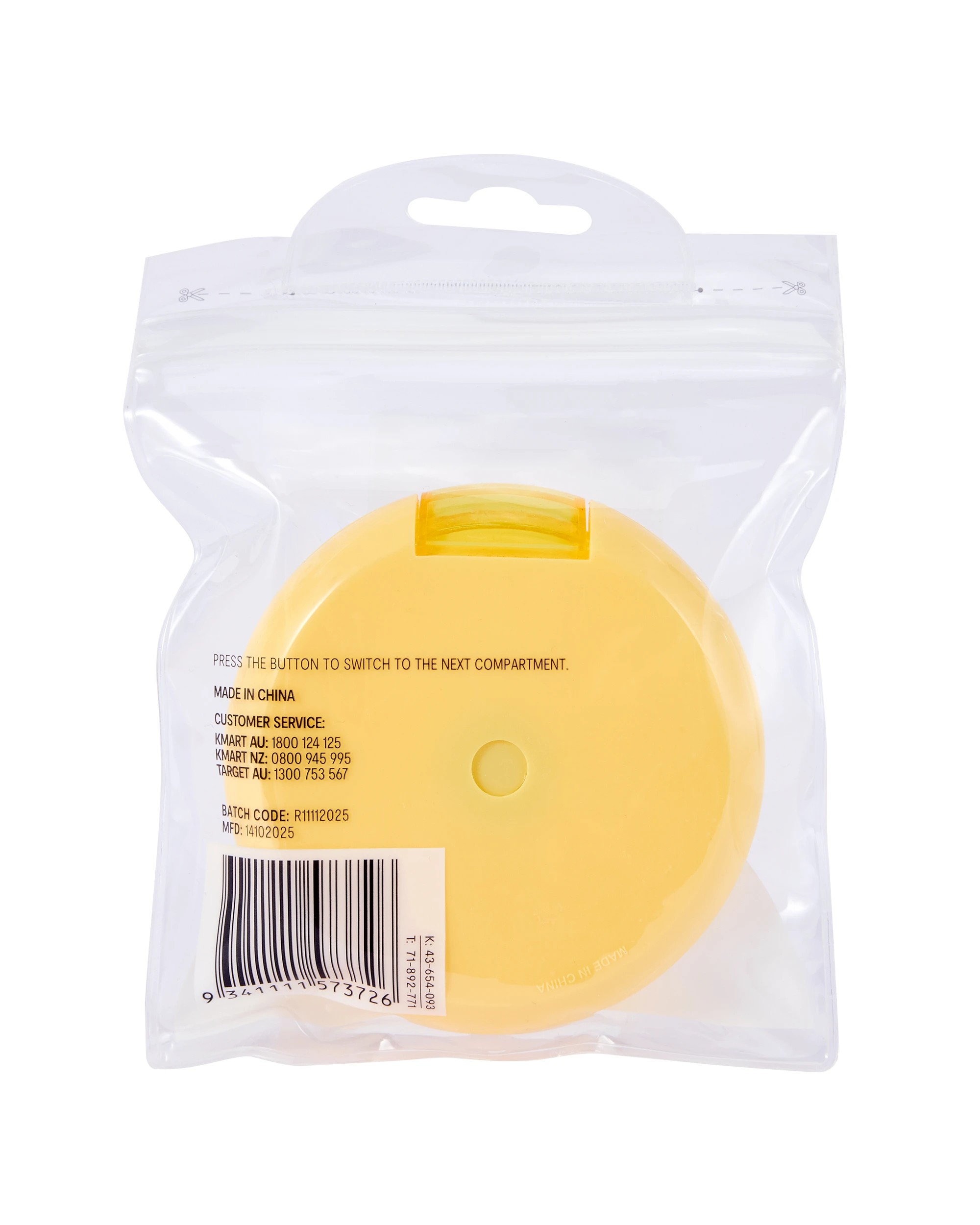 6 OXX Travel Tablet Container - Yellow, 6 of 6