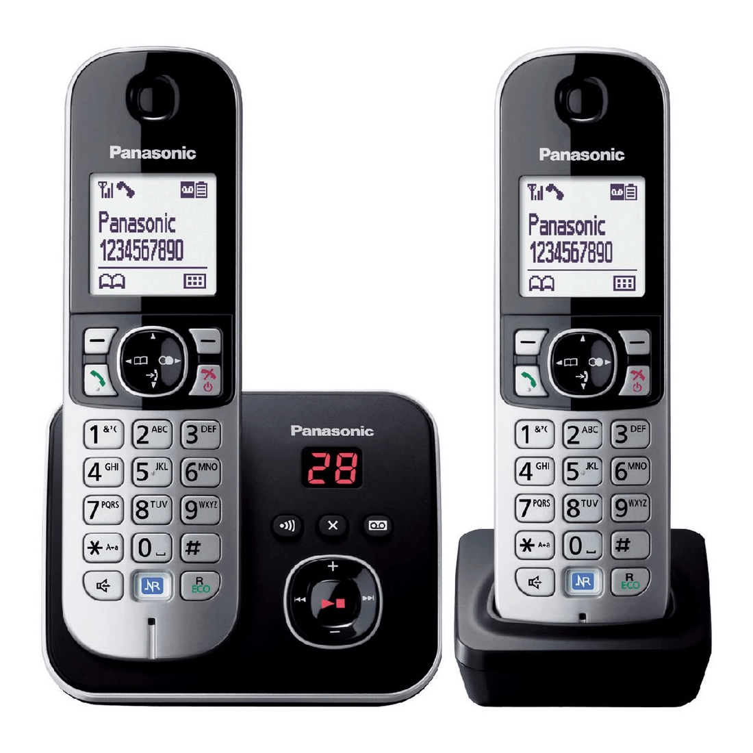 1 Panasonic Cordless Phone plus 1 Handset KX-TG6822ALB, 1 of 1