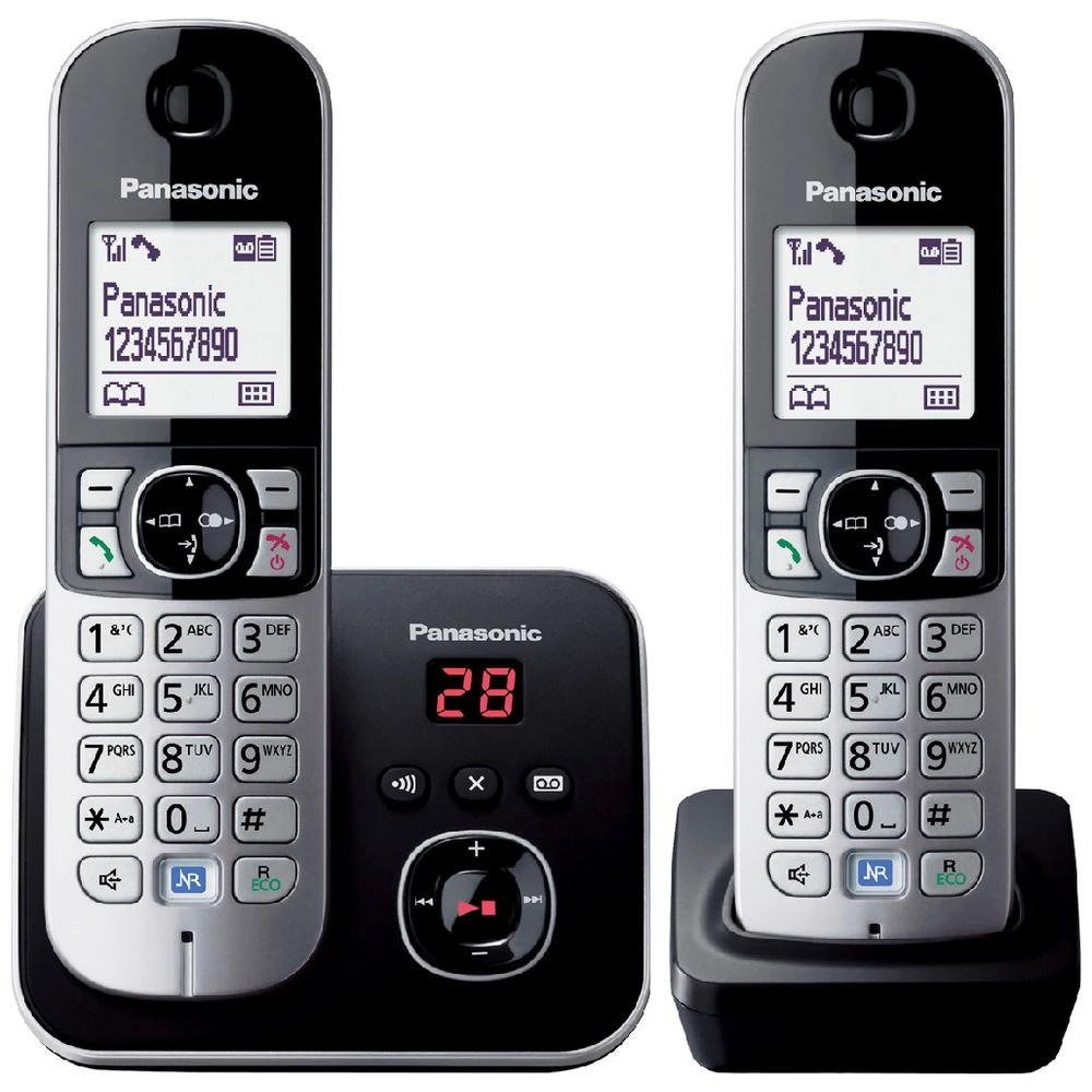 1 Panasonic Cordless Phone plus 1 Handset KX-TG6822ALB, 1 of 1