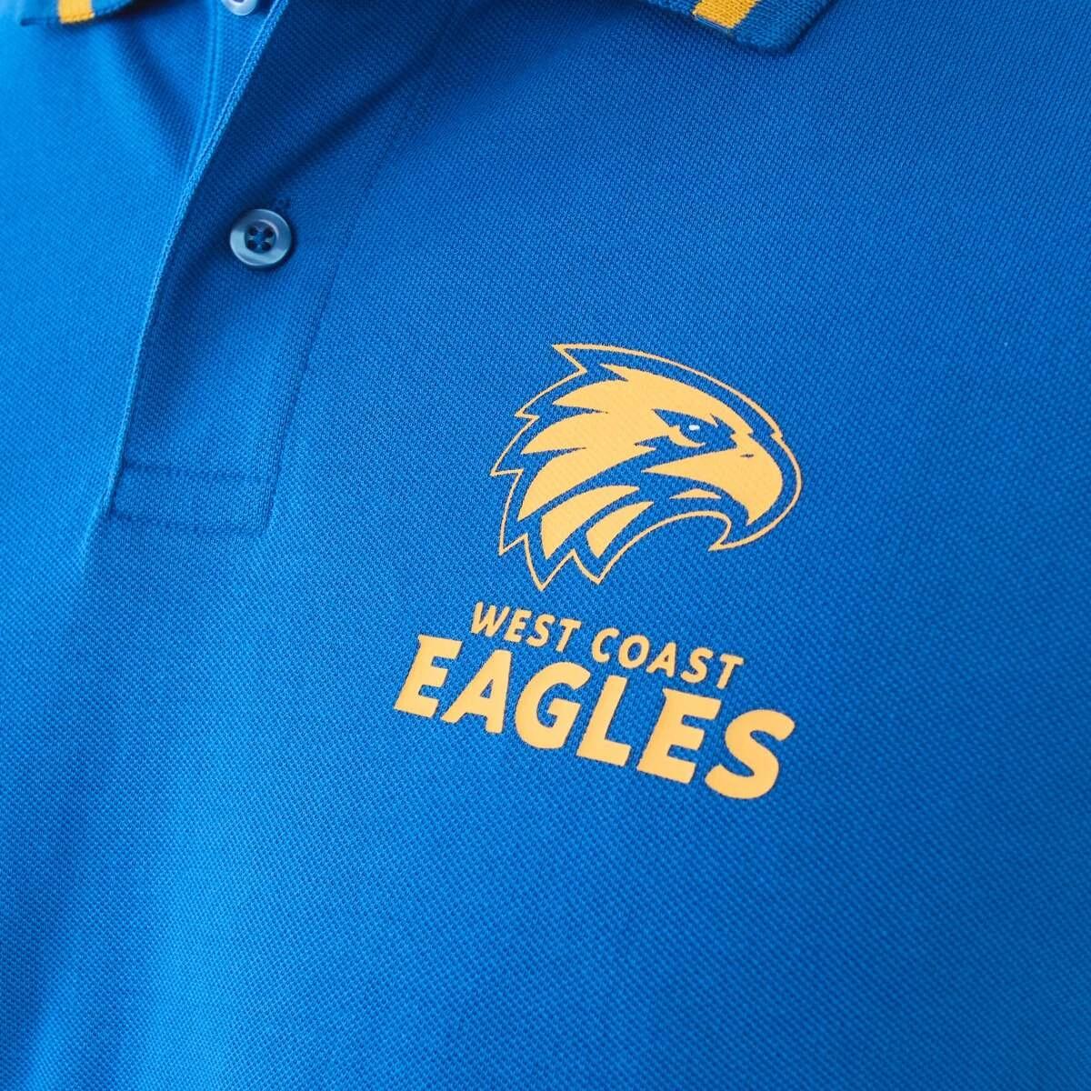 5 Official AFL Adult Polo Shirt West Coast, 5 of 6