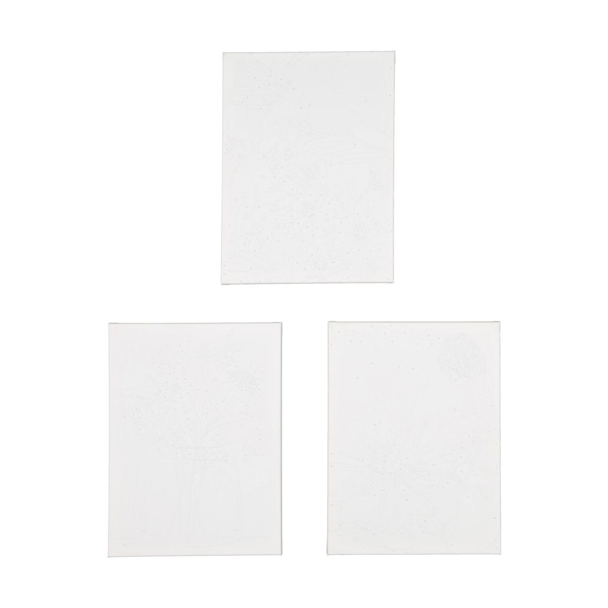 4 3 Pack Paint by Numbers - Floral, 4 of 9