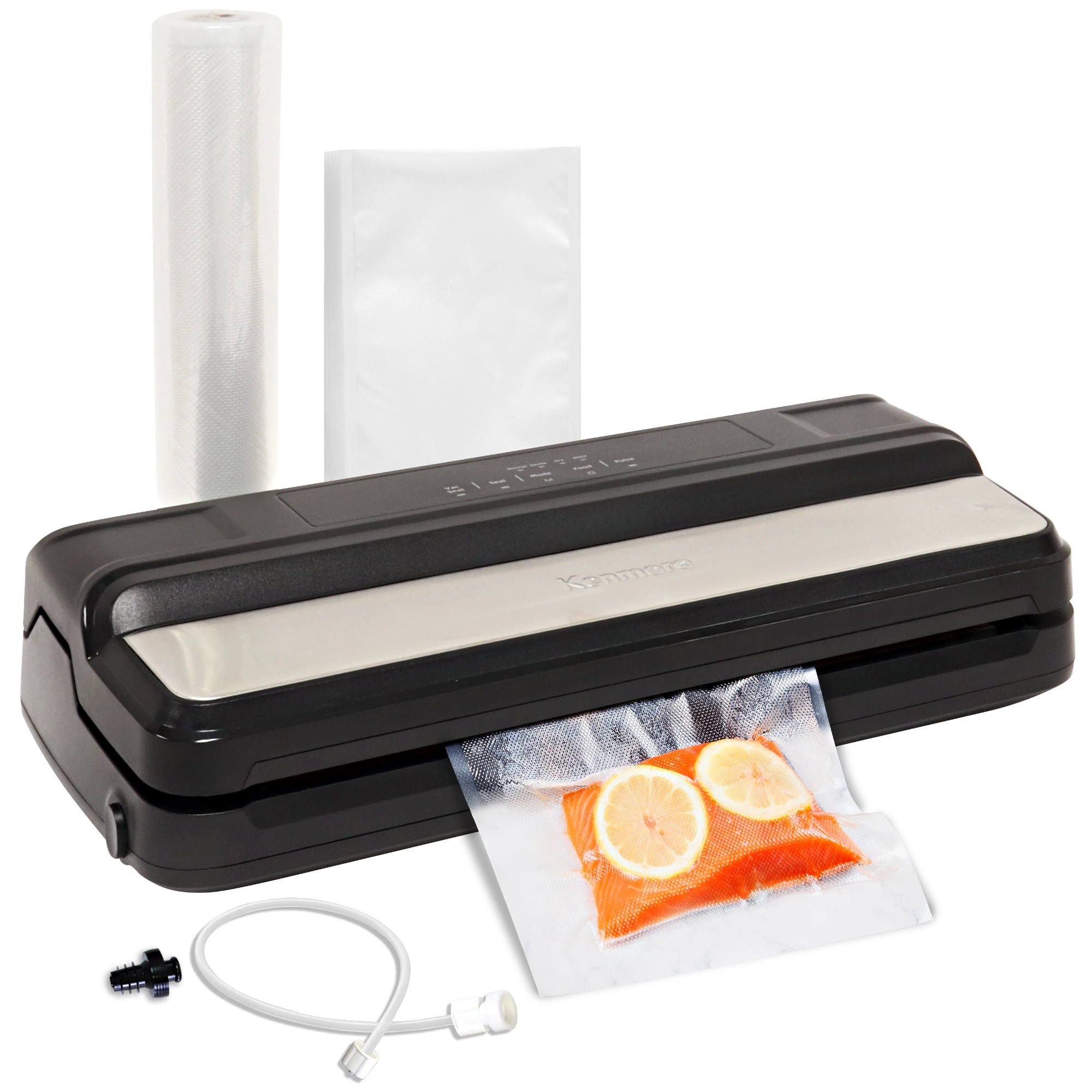 1 Kenmore Vacuum Sealer – Stainless Steel - Black, 1 of 8