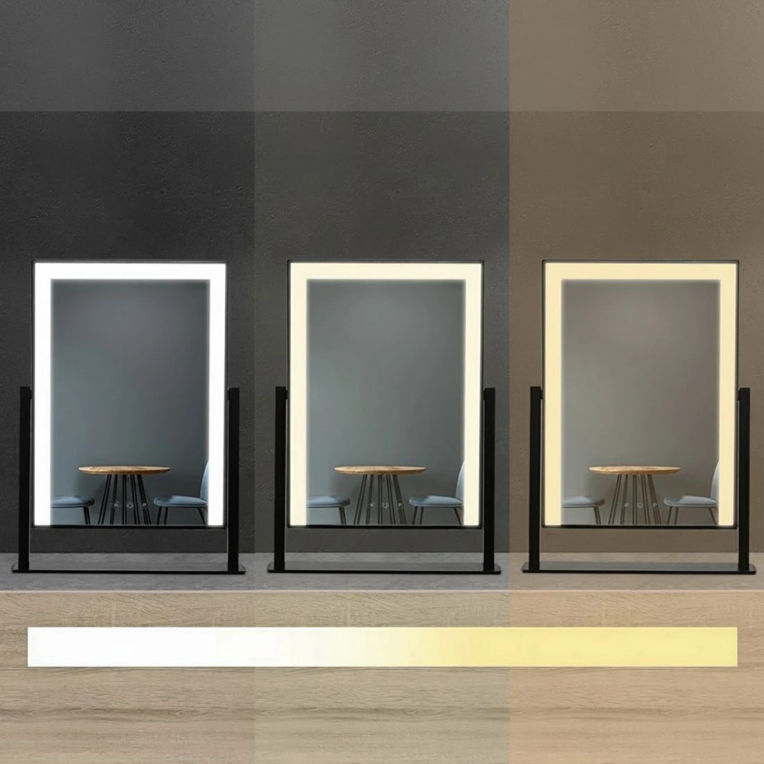 4 Embellir Makeup Mirror 30x40cm Hollywood Vanity with LED Light Rotation - Multi, 4 of 7