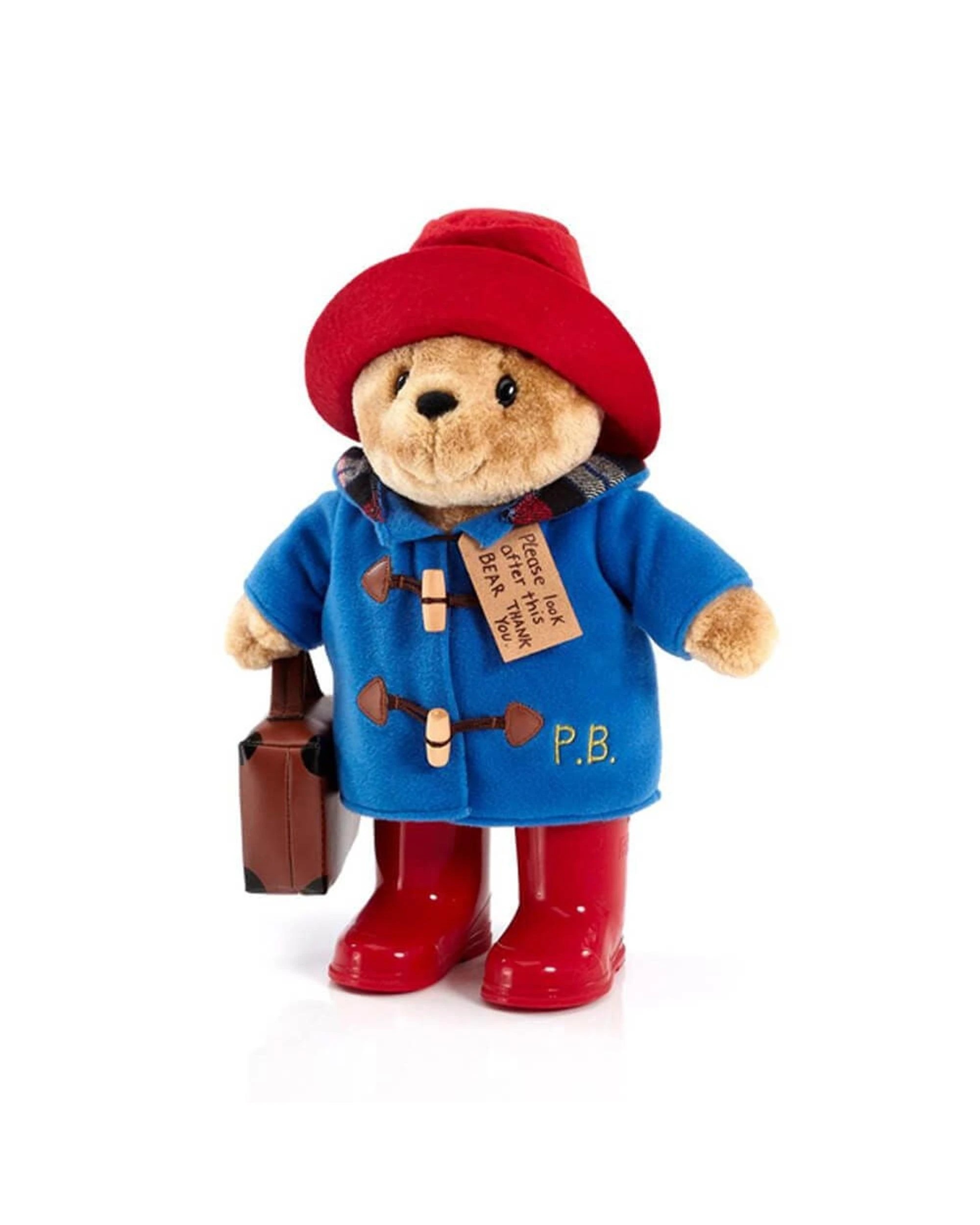 3 Paddington Bear with Boots, Embroidered Coat and Suitcase Large Plush, 3 of 7