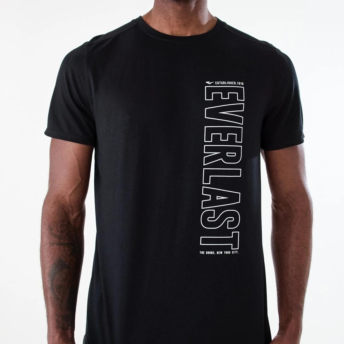 6 Everlast Mens Mesh T-shirt EVERLAST BLACK, 6 of 7