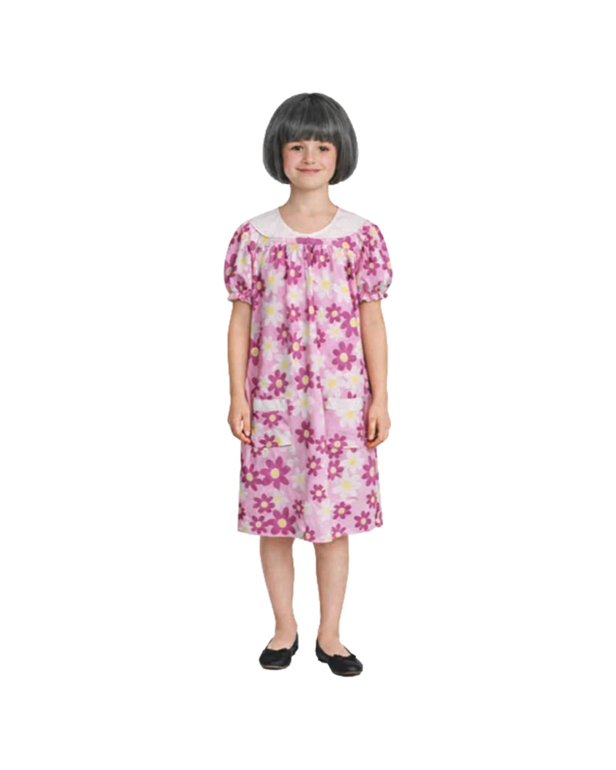 1 JD Party Childrens Grandma Moo-Moo Costume Dress - Pink, 1 of 2