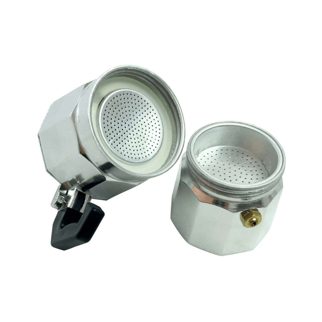 4 BR Home 3 Cup Coffee Percolator Moka Espresso Stove Top Maker Perculator Aluminium Stove Top, 4 of 6