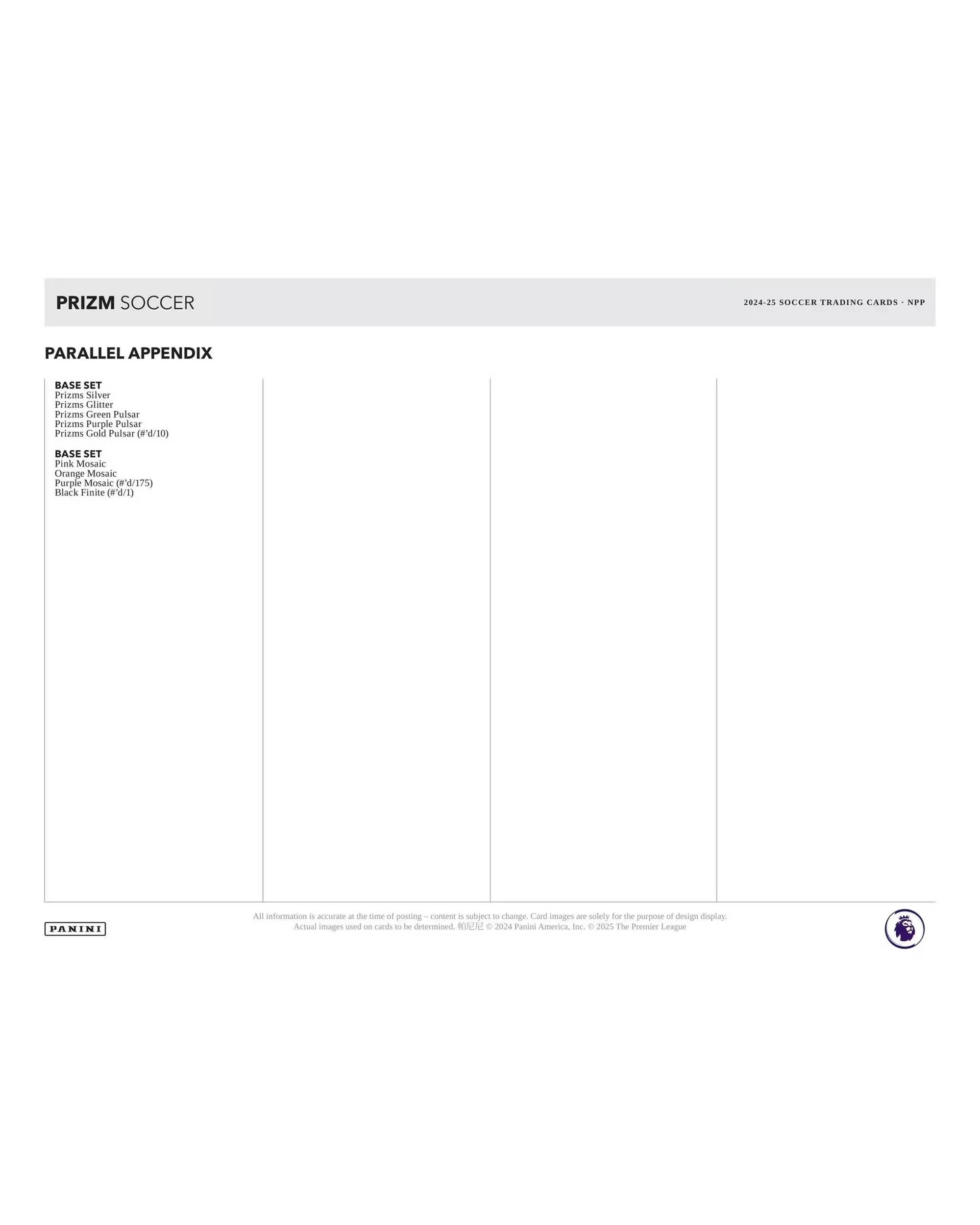 6 Panini 2024/2025 Premier League Prizm Soccer Retail Pack, 6 of 6