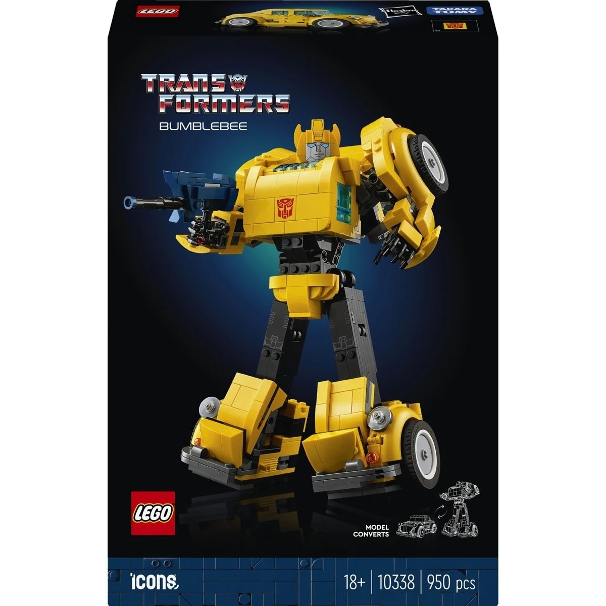 1 LEGO Icons Transformers Bumblebee 10338, 1 of 11