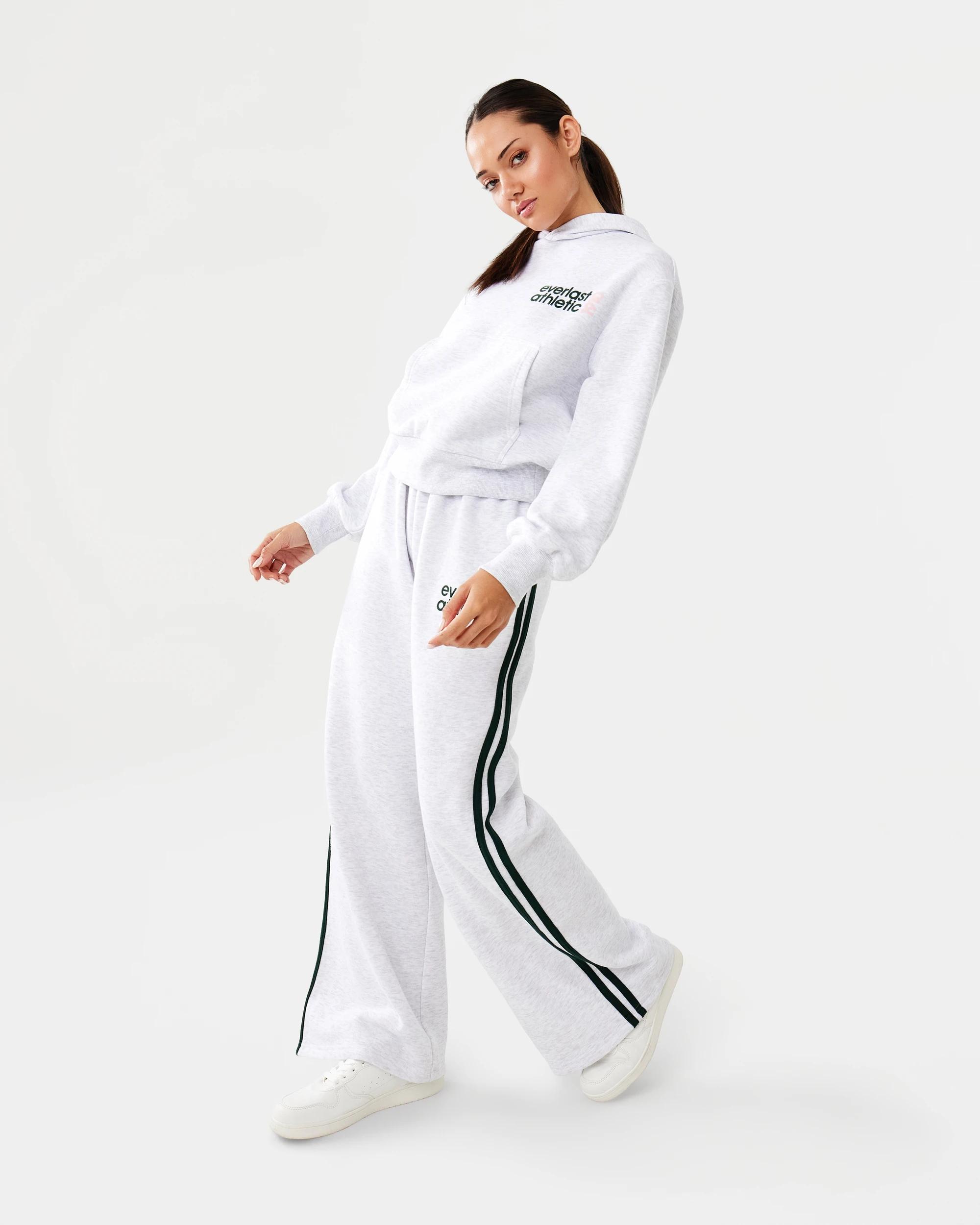 3 Everlast Womens Mid Length Cinch Hoodie White Marl, 3 of 10