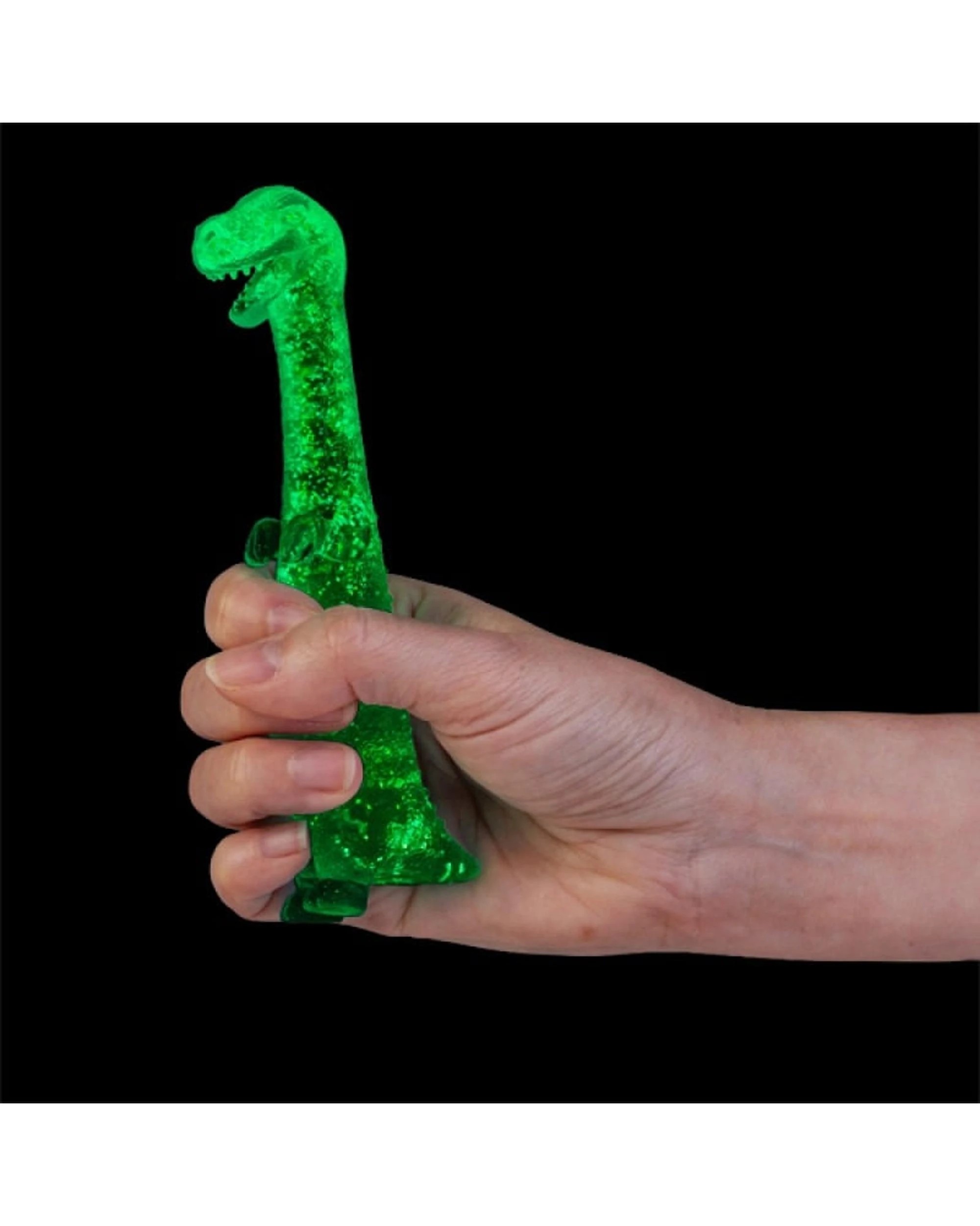 3 Smooshos Super Squeeze Glow-in-the-Dark Stretchy Dino, 3 of 4