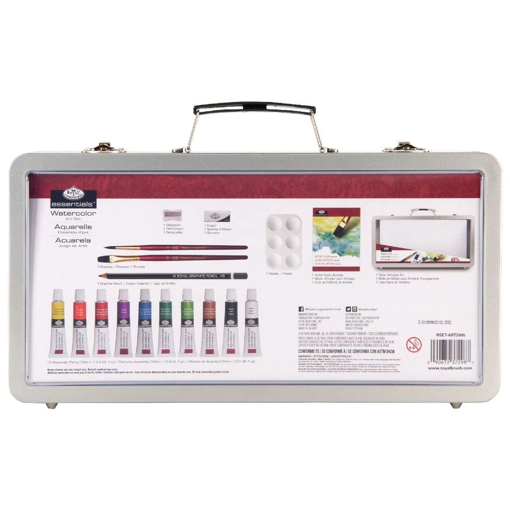 2 Royal&Langnickel Large Window Artist Tin Watercolour Set 18pc, 2 of 5