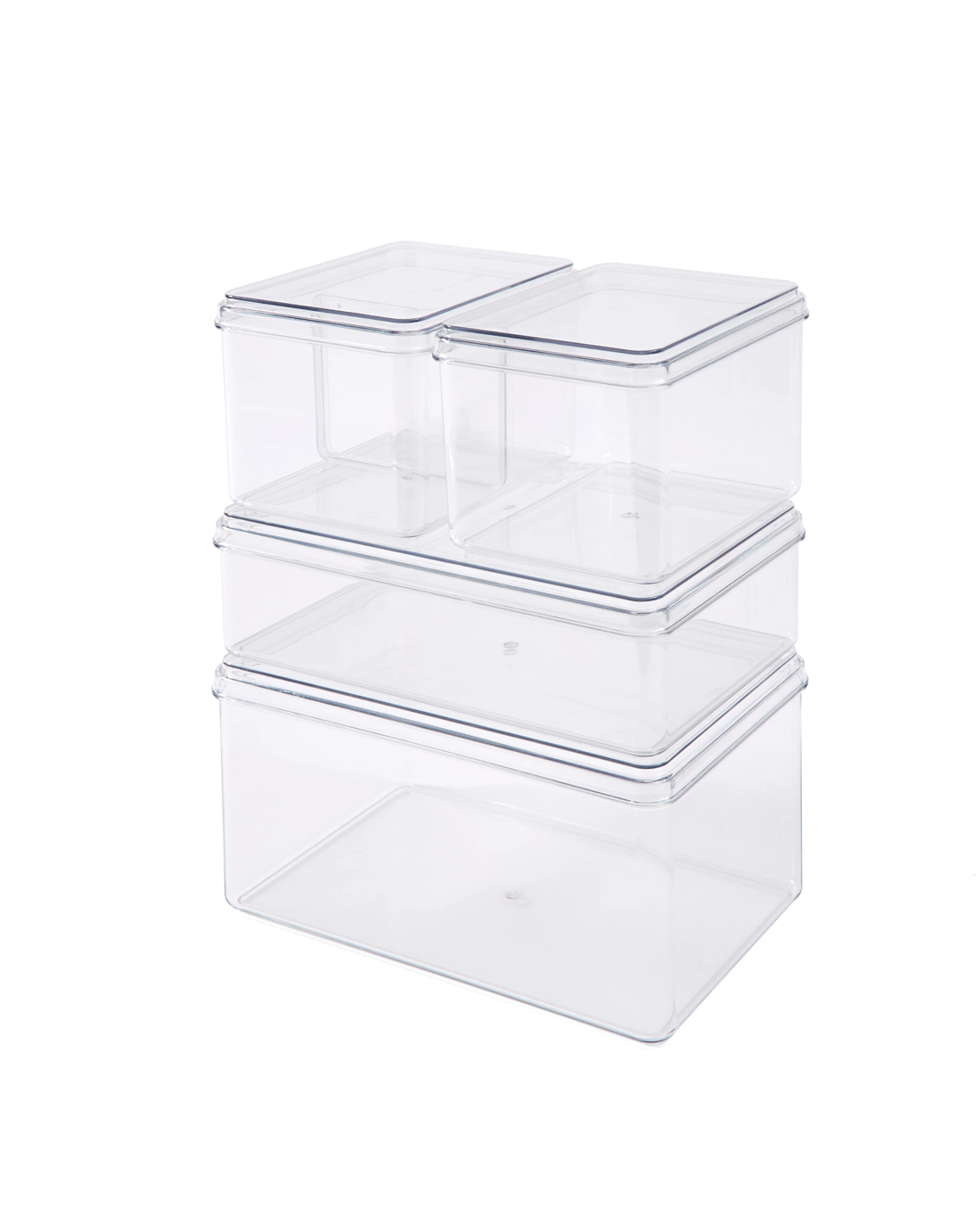 3 Set of 4 Pantry Storage Containers with Lids, 3 of 10