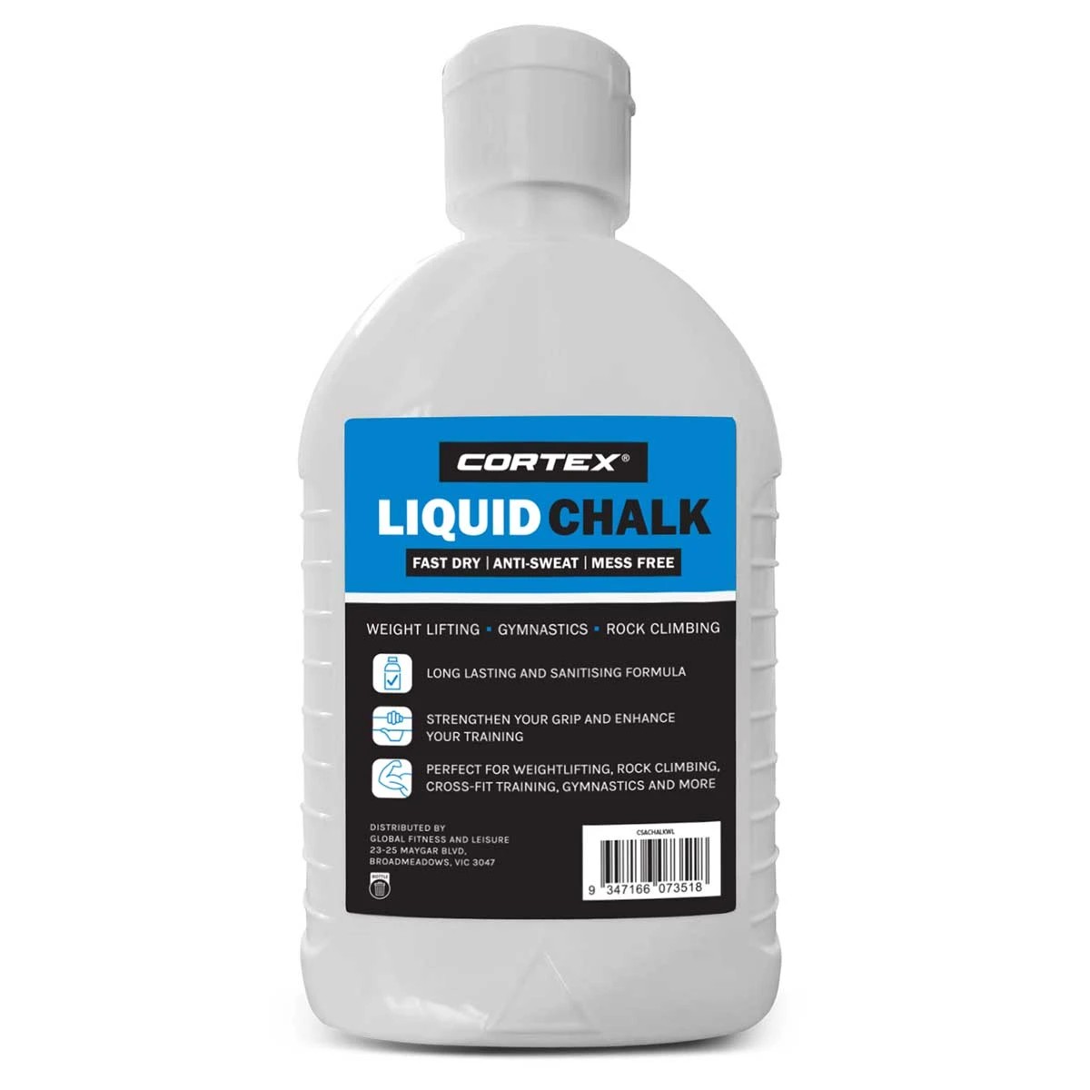 2 CORTEX Fast Dry Anti-Sweat Liquid Chalk 250ml (Sanitising Formula), 2 of 4