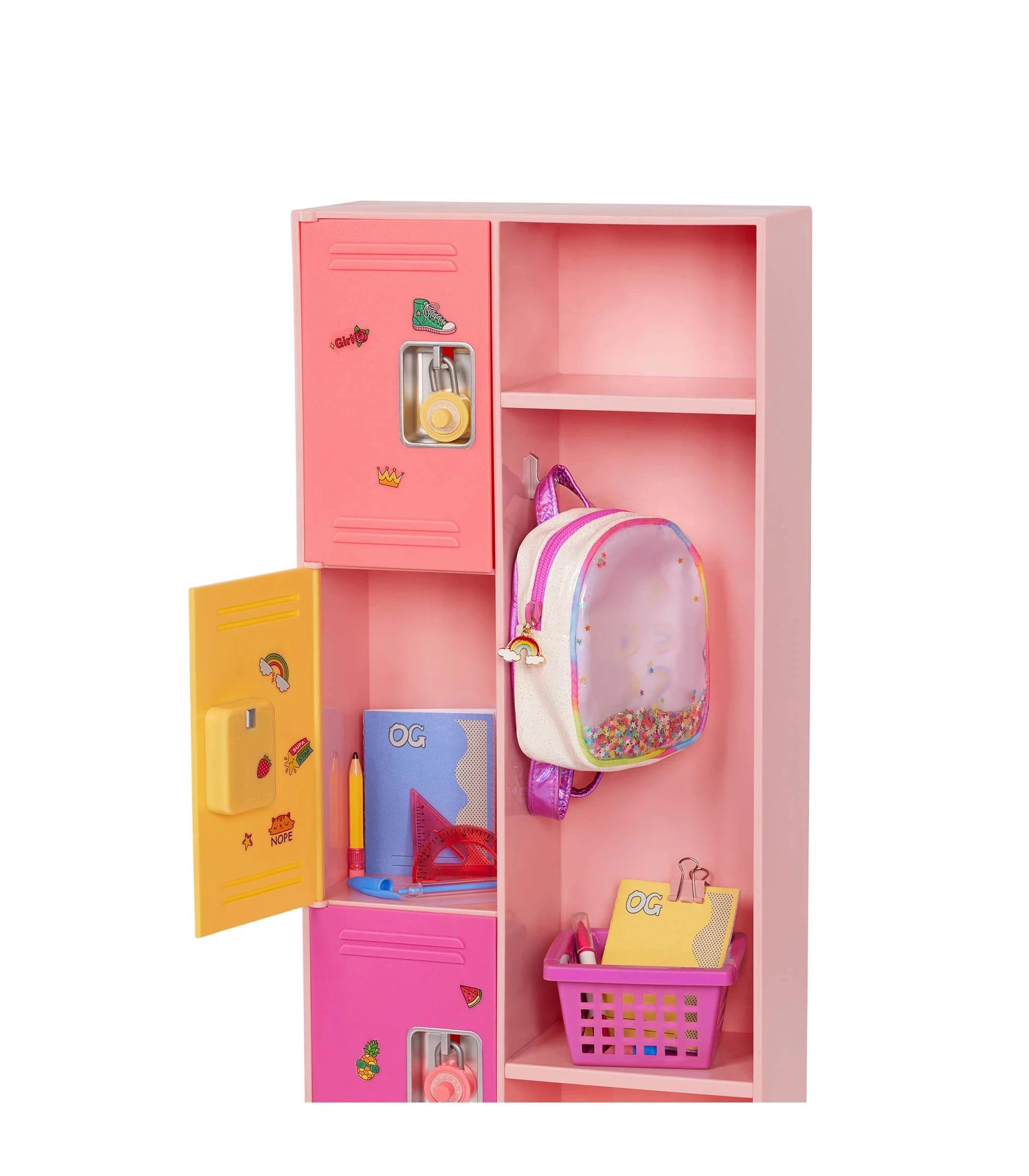 3 Our Generation School Spirit Locker Set - Multi, 3 of 5