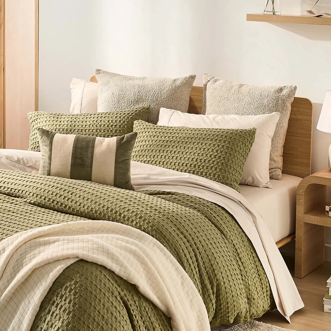 6 Velvet Cushion - Fern, 6 of 6