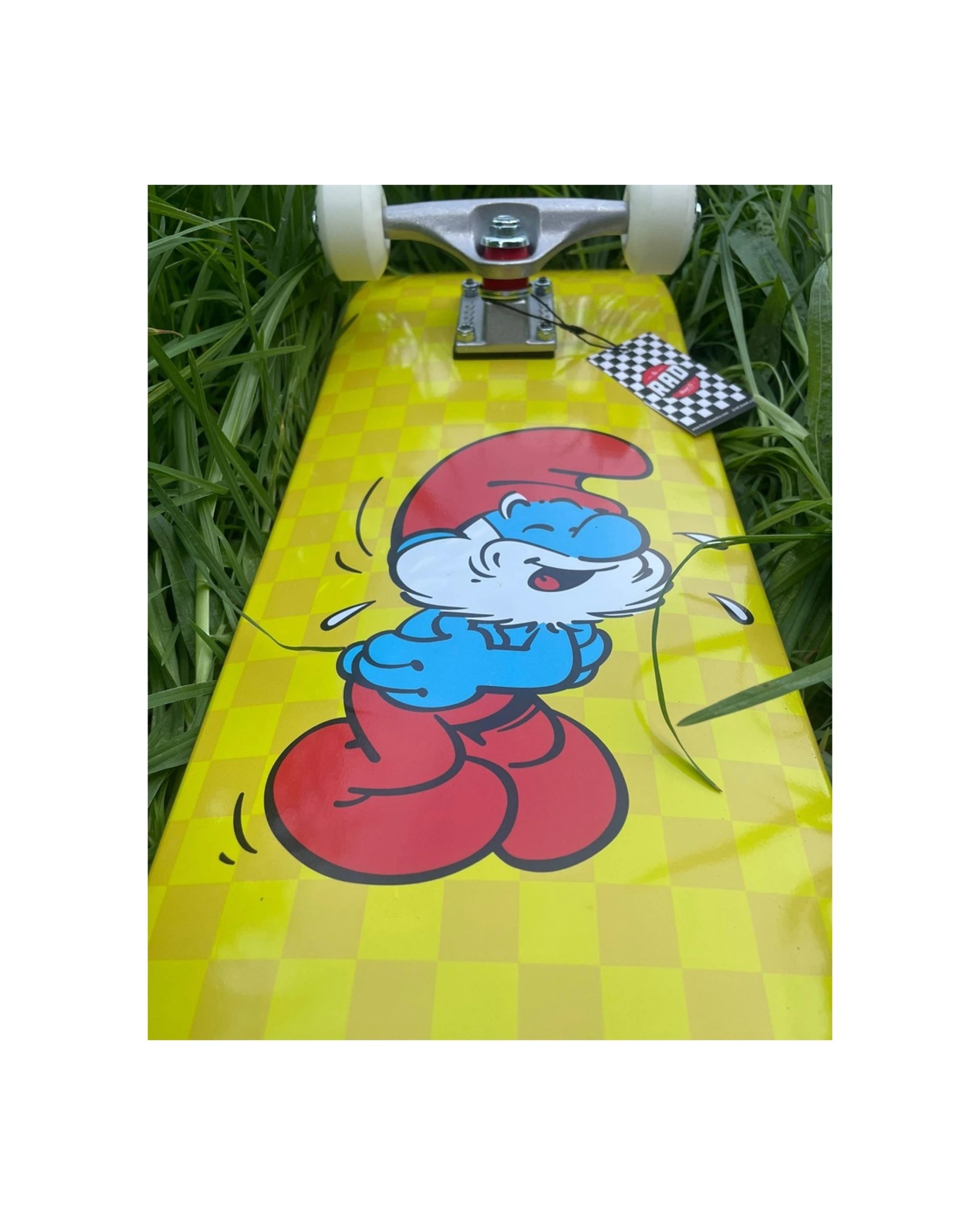 3 Rad Board Co Smurfs Complete Skateboard Dude Crew Papa Laughing 7.75 Inch - Multi, 3 of 7
