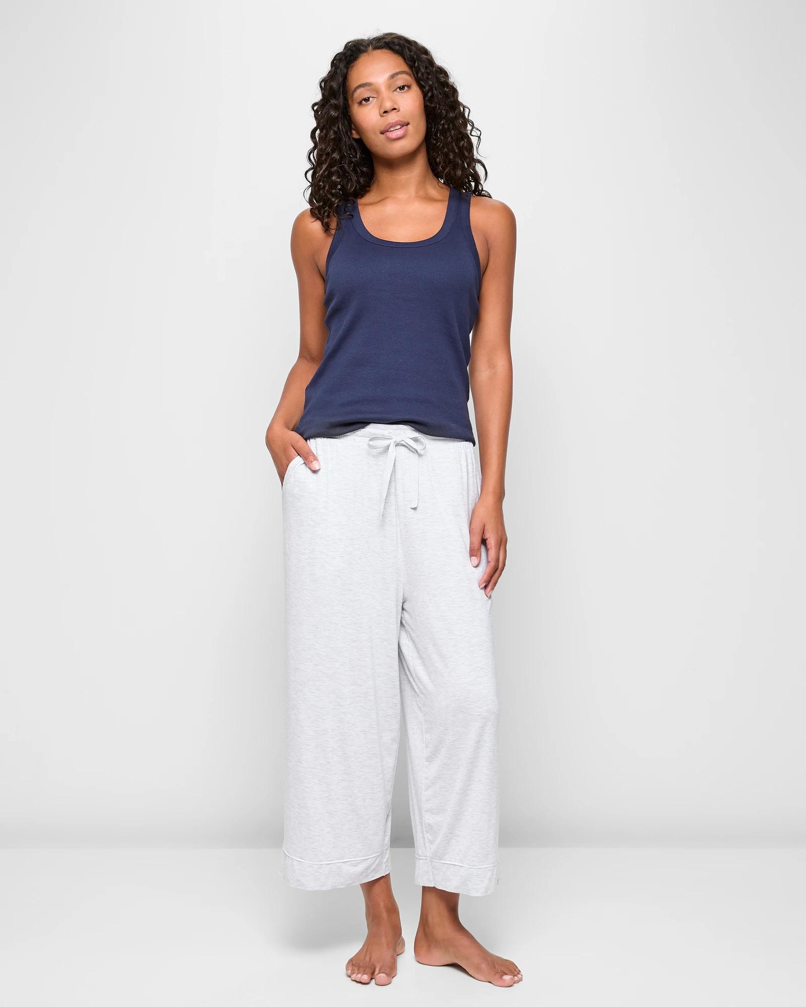 2 Target Australian Cotton Sleep Shelf Bra Tank Top NAVY BLUE, 2 of 5