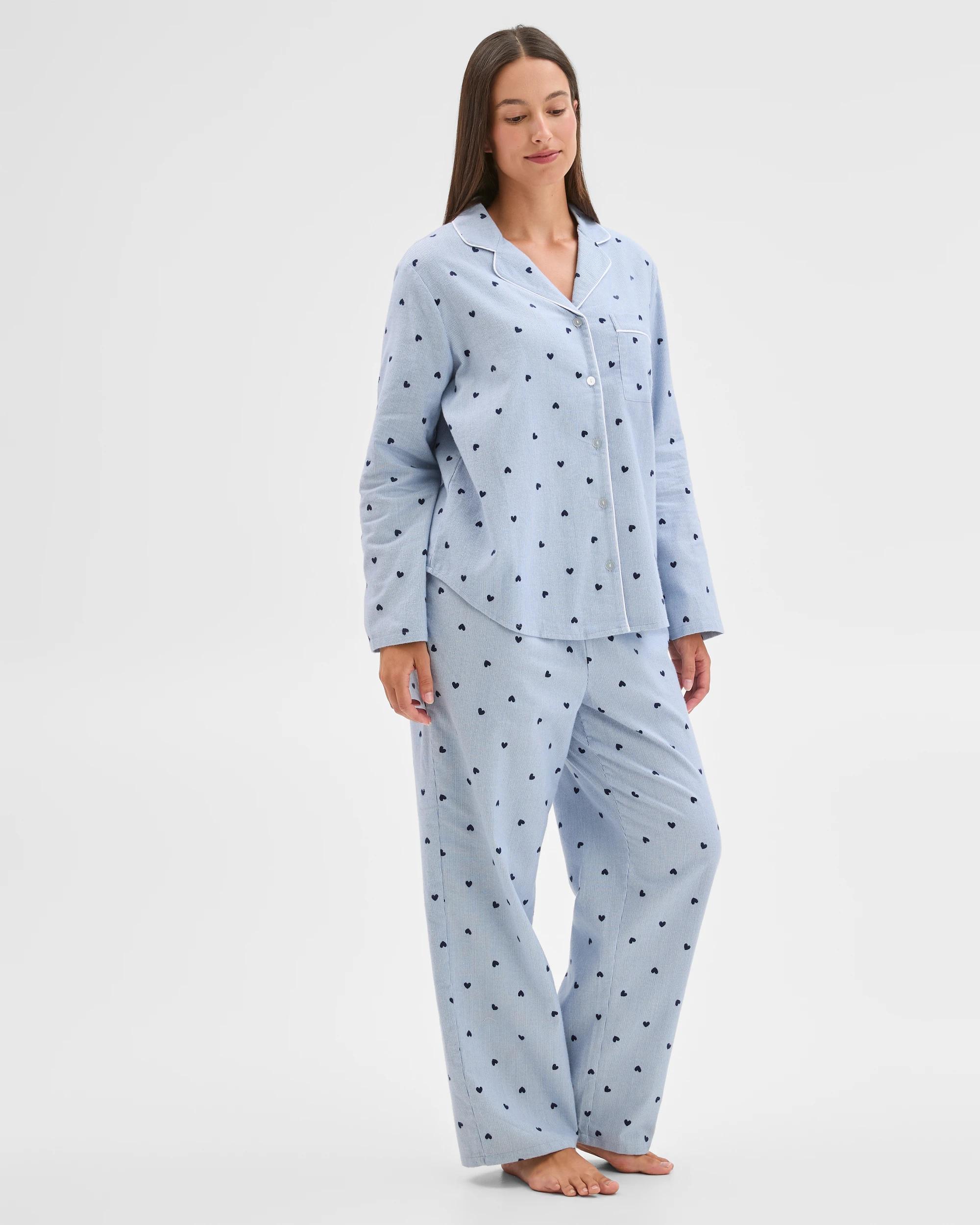 1 Target Woman Australian Cotton Flannelette Pyjama Set HEART, 1 of 6