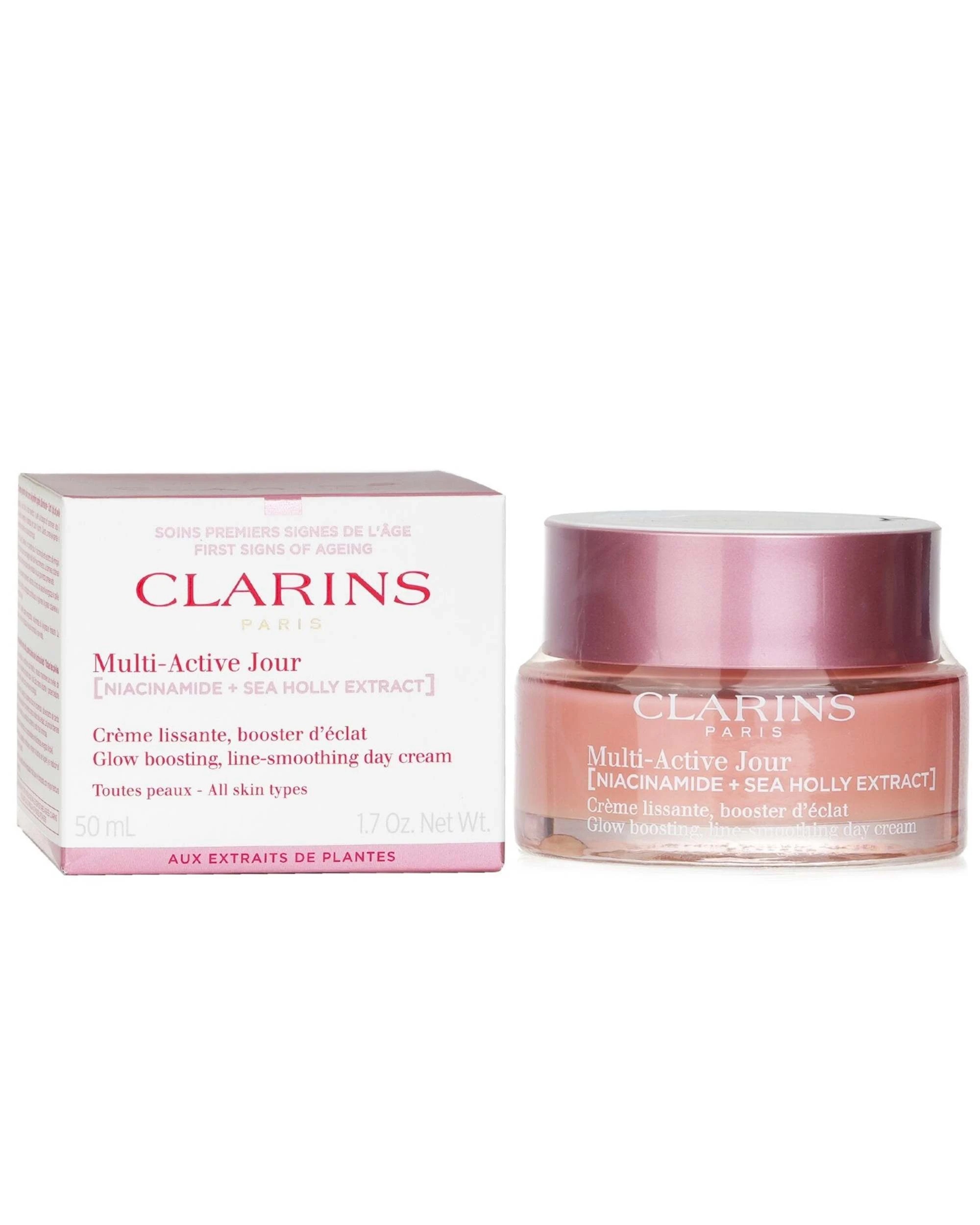 2 Clarins Multi-Active Jour Glow Boosting Line-Smoothing Day Cream 50ml/1.7oz, 2 of 3