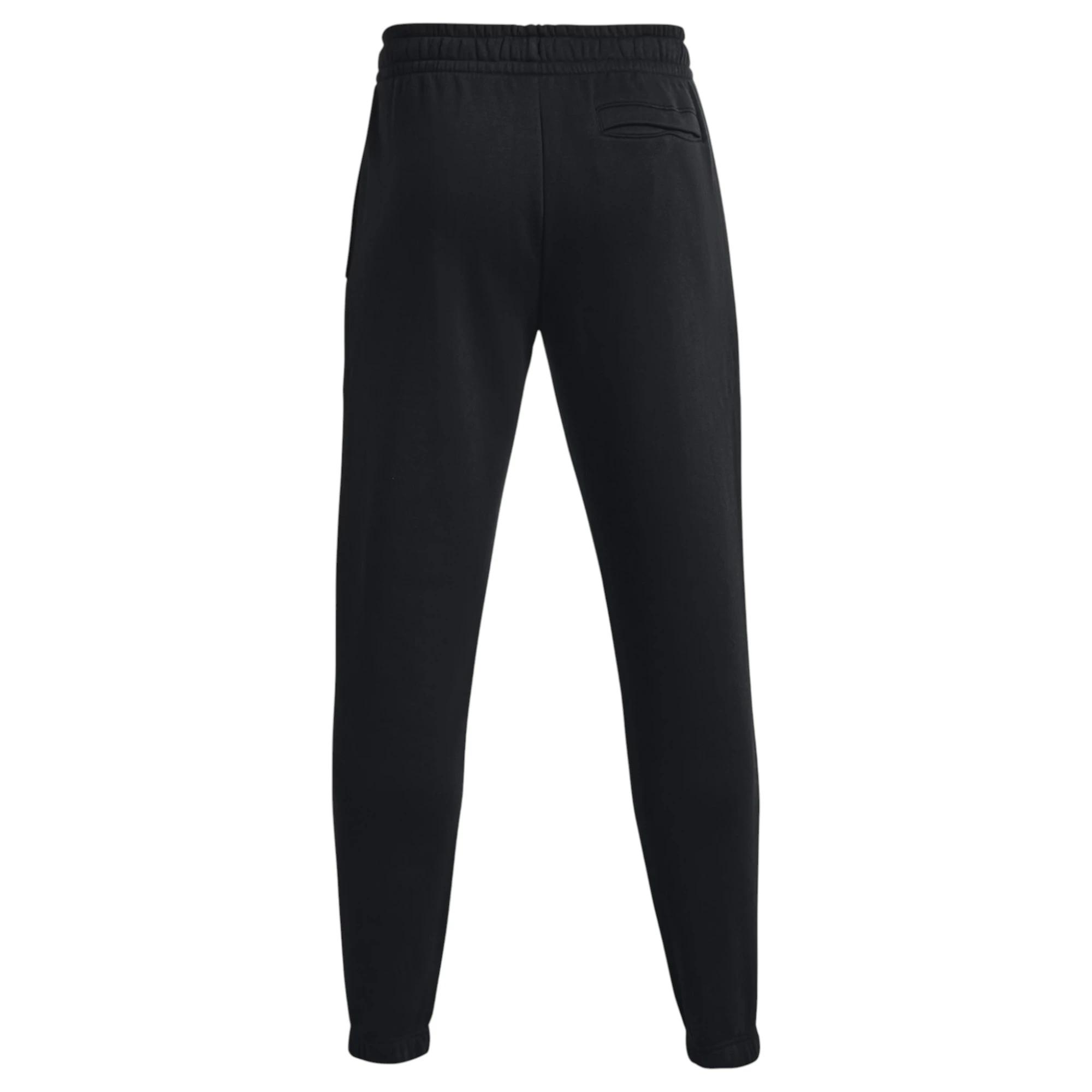 1 Under Armour Mens Fleece Pants Black Joggers Athletic Trackies BLACK, 1 of 7