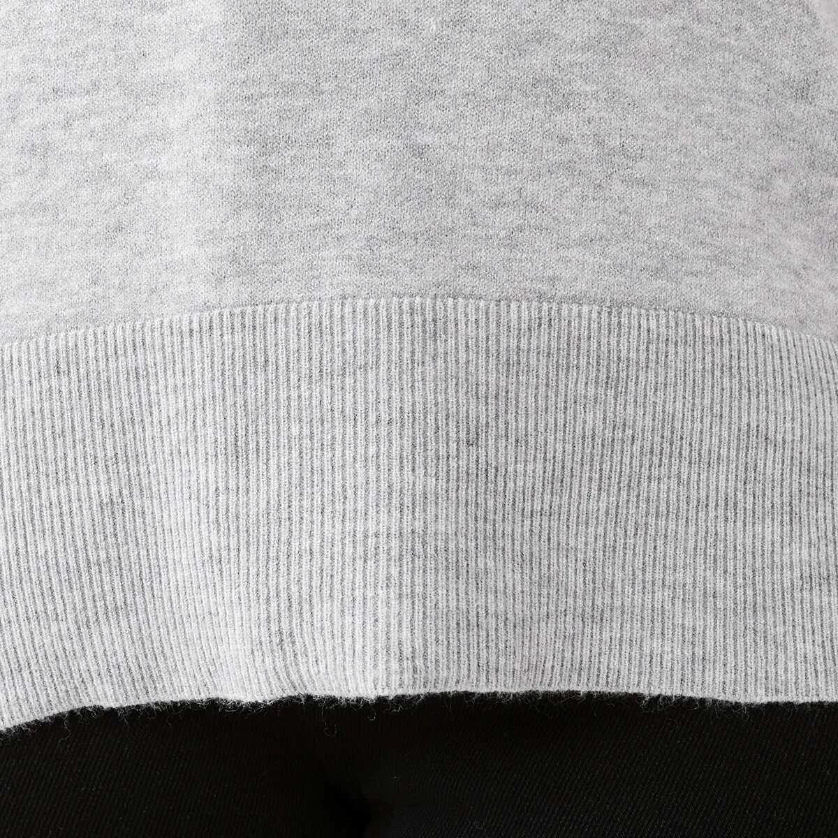 6 Crew Neck Lightweight Jumper Grey Marle, 6 of 7
