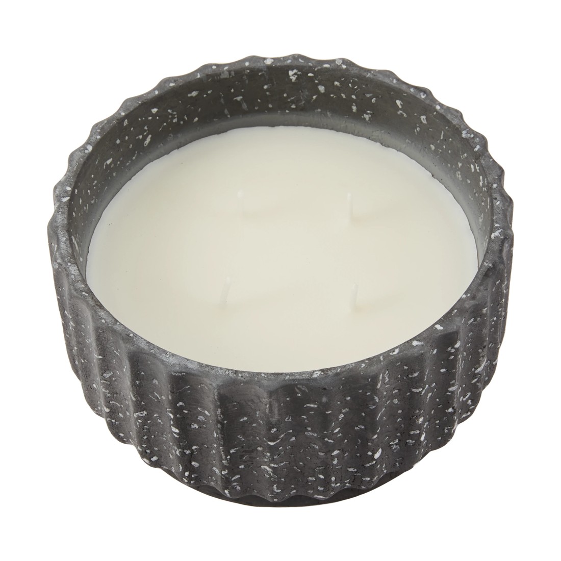 2 Caramel & Vanilla Black Terrazzo Wave Candle, 2 of 4