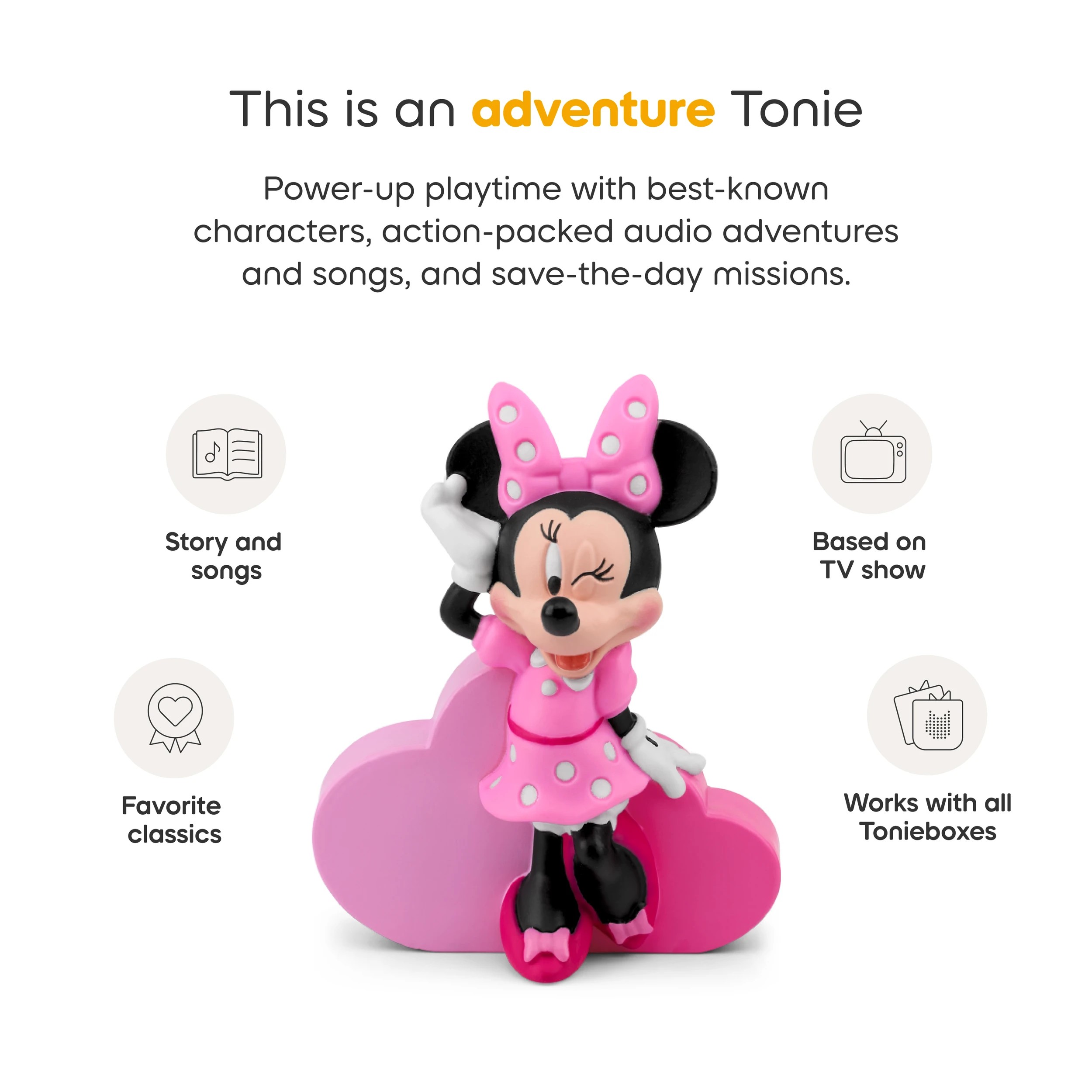 5 Tonies  Mickey Mouse Clubhouse - Minnie Tonie Audio Character - Multi, 5 of 7