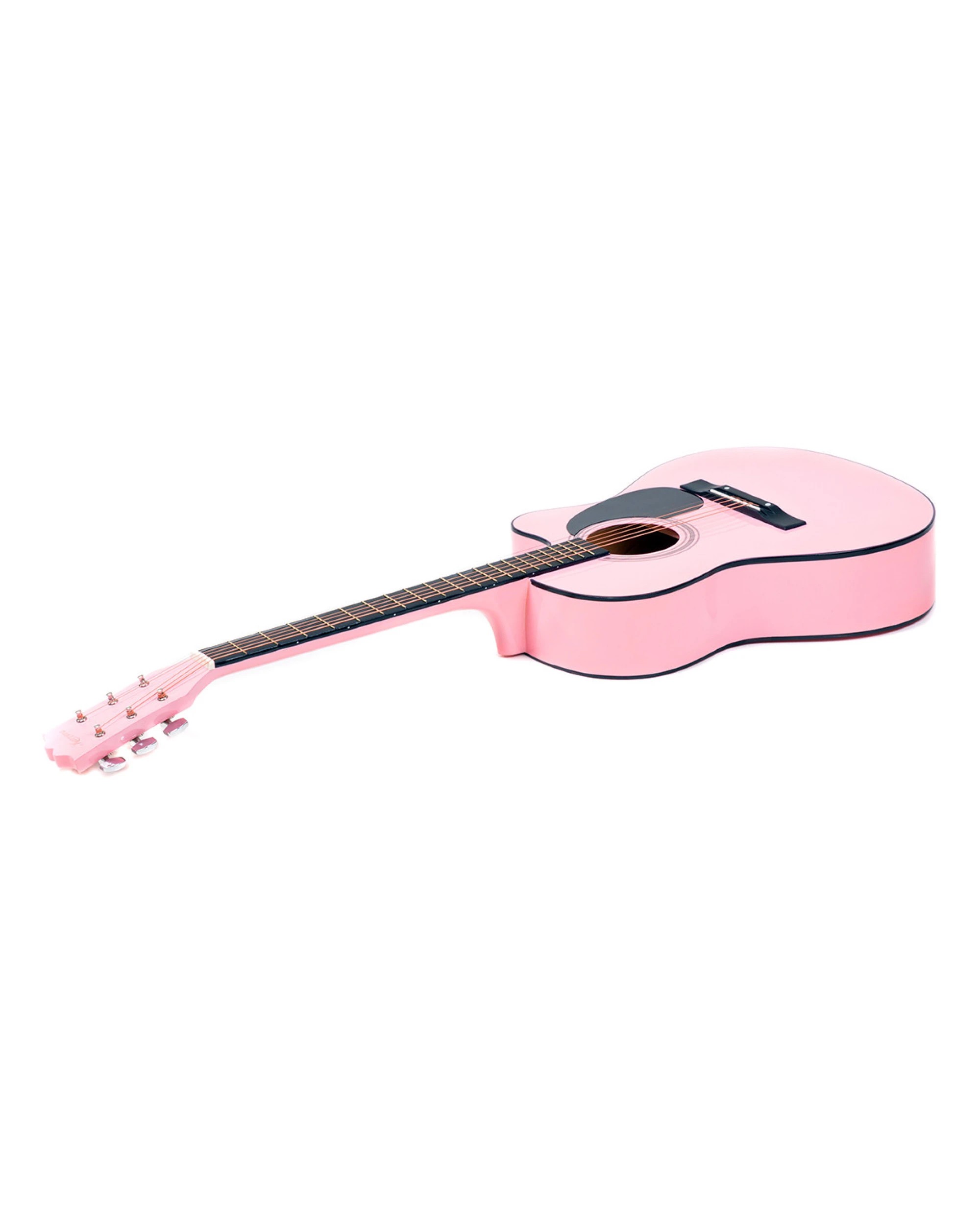2 Karrera 40in Acoustic Guitar - Pink, 2 of 5
