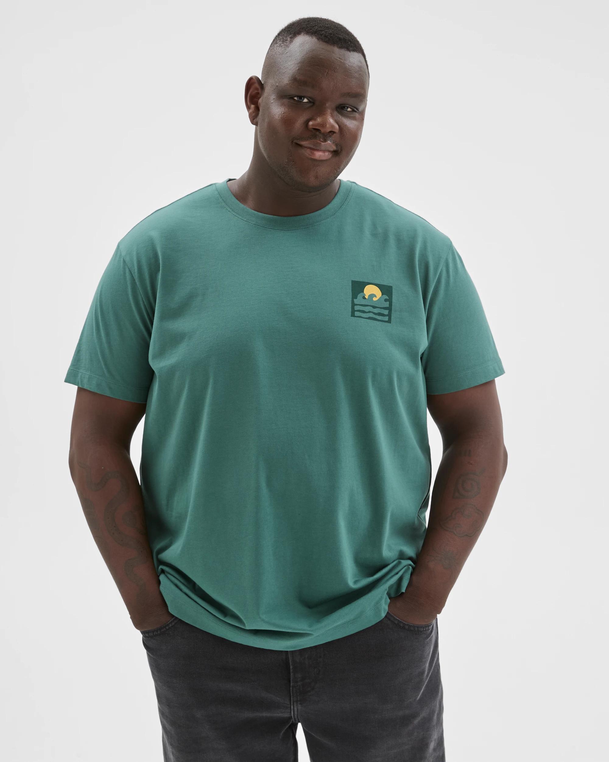 2 Target Man Plus Size Australian Cotton Graphic T-Shirt BISTRO GREEN, 2 of 6