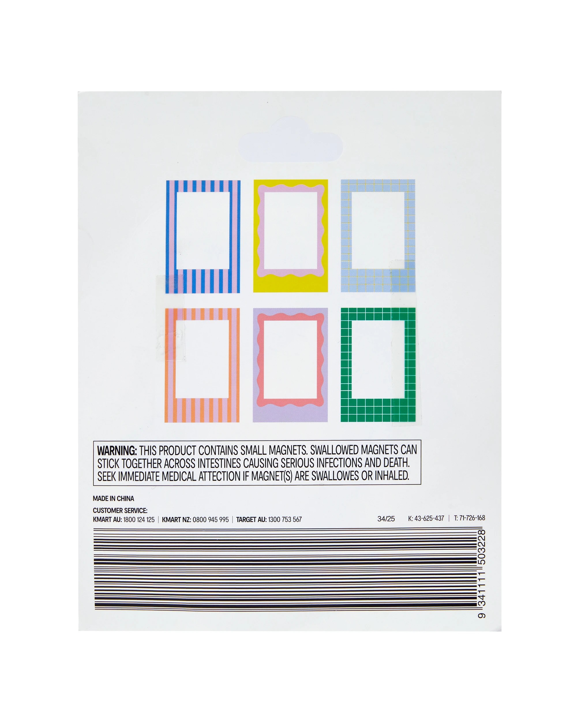 6 6 Pack Magnetic Photo Frames, 6 of 6