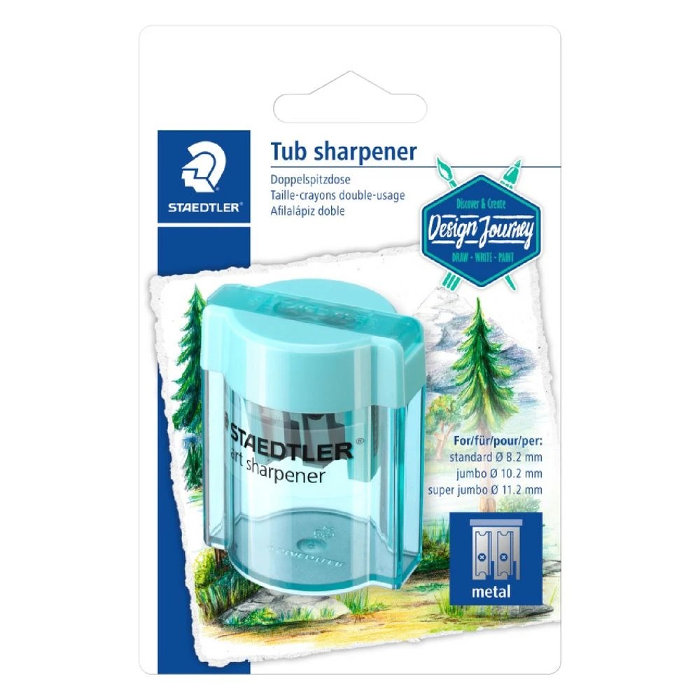 2 Staedtler 2 Hole Tube Sharpener, 2 of 2