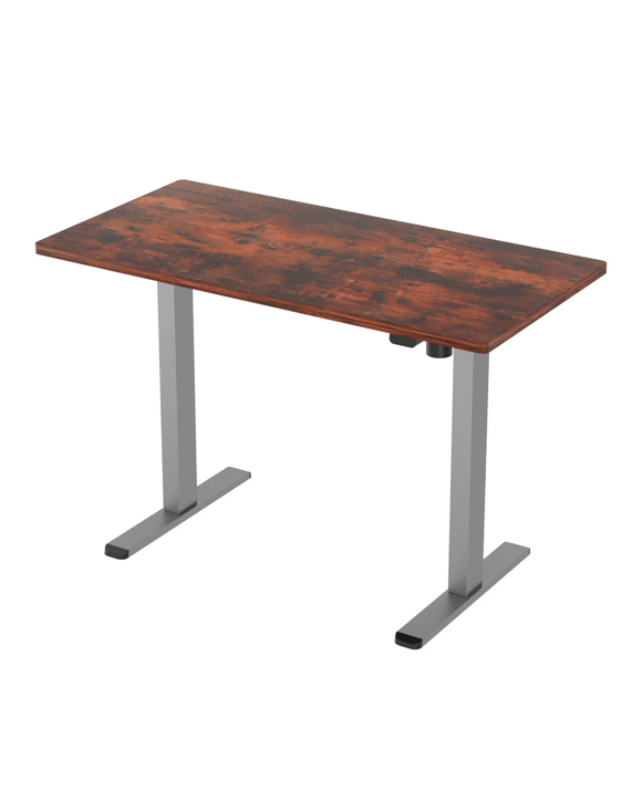 Artiss Electric Standing Desk Motorised Adjustable Sit Stand Desks White Brown