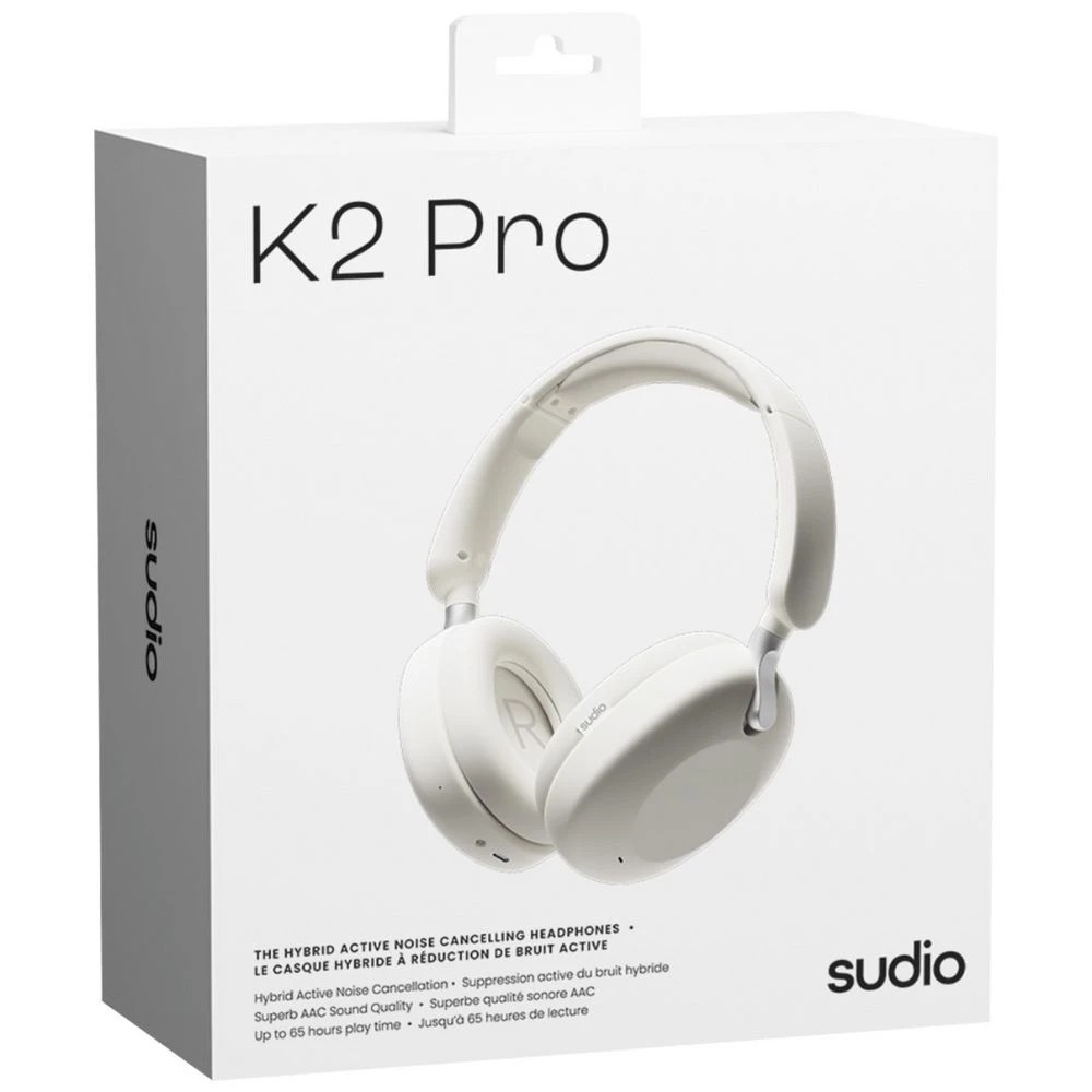 6 Sudio K2 Pro Wireless ANC Headphones White, 6 of 7