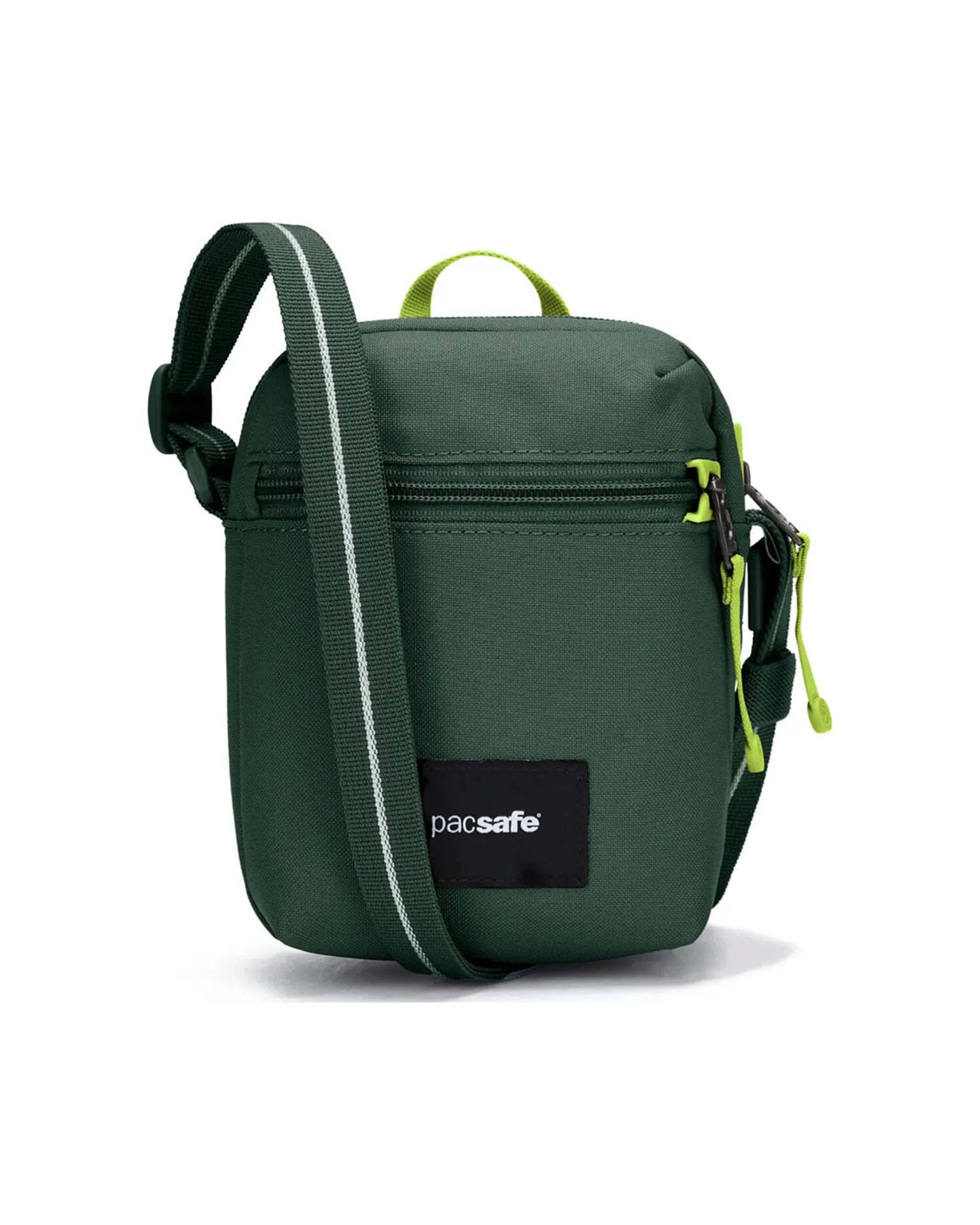 1 Pacsafe Go Anti-Theft Micro Crossbody Bag Compact Size Recycled Polyester Spruce - Green, 1 of 8