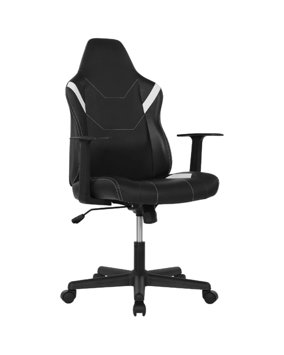 Typhoon Bolt Gaming Chair Black/White Ergonomic Chairs and Desk Chairs