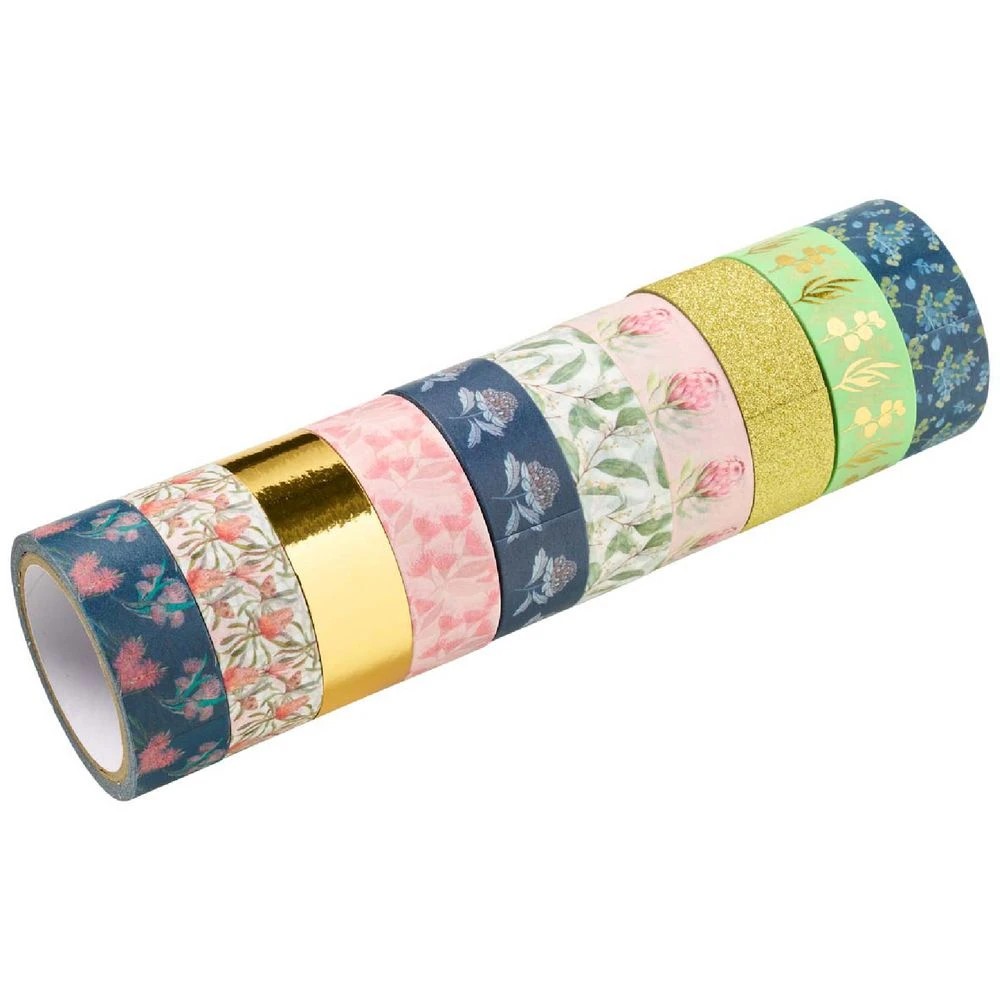 2 Born Washi Tape 15mm x 5m Native 10 Pack, 2 of 10
