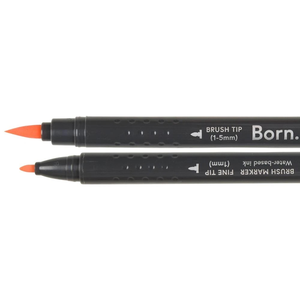 2 Born Professional Brush Dual-Tip Marker Soft Pink R110, 2 of 4