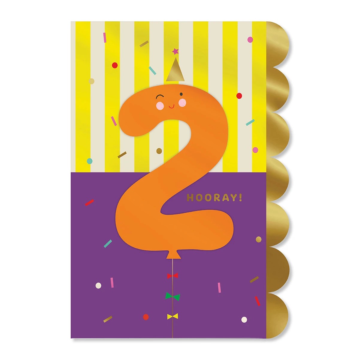 3 Hallmark 2nd Birthday Card - Balloon, 3 of 3