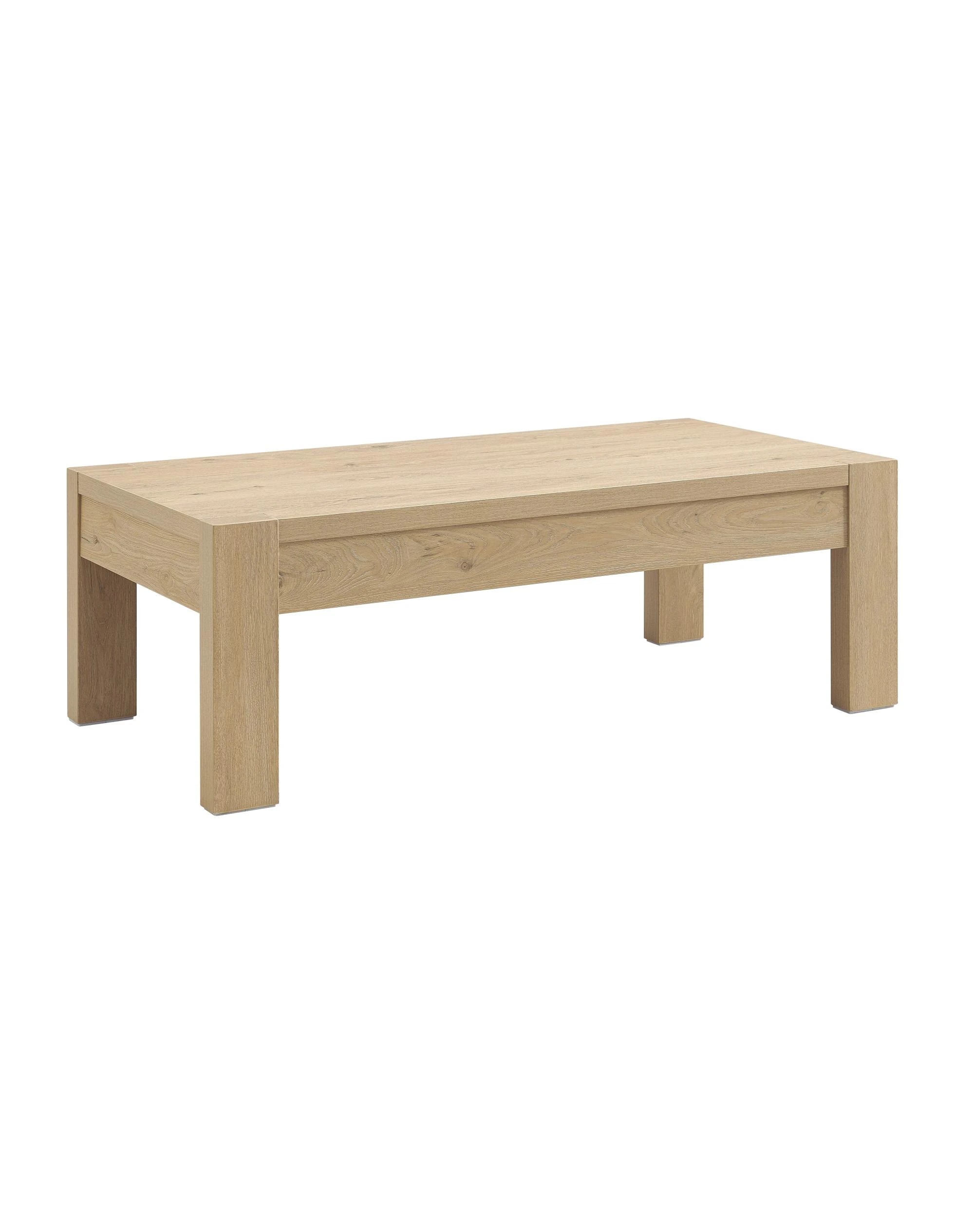 1 Kodu Rectangular Coffee Table Oak Look - Natural, 1 of 8